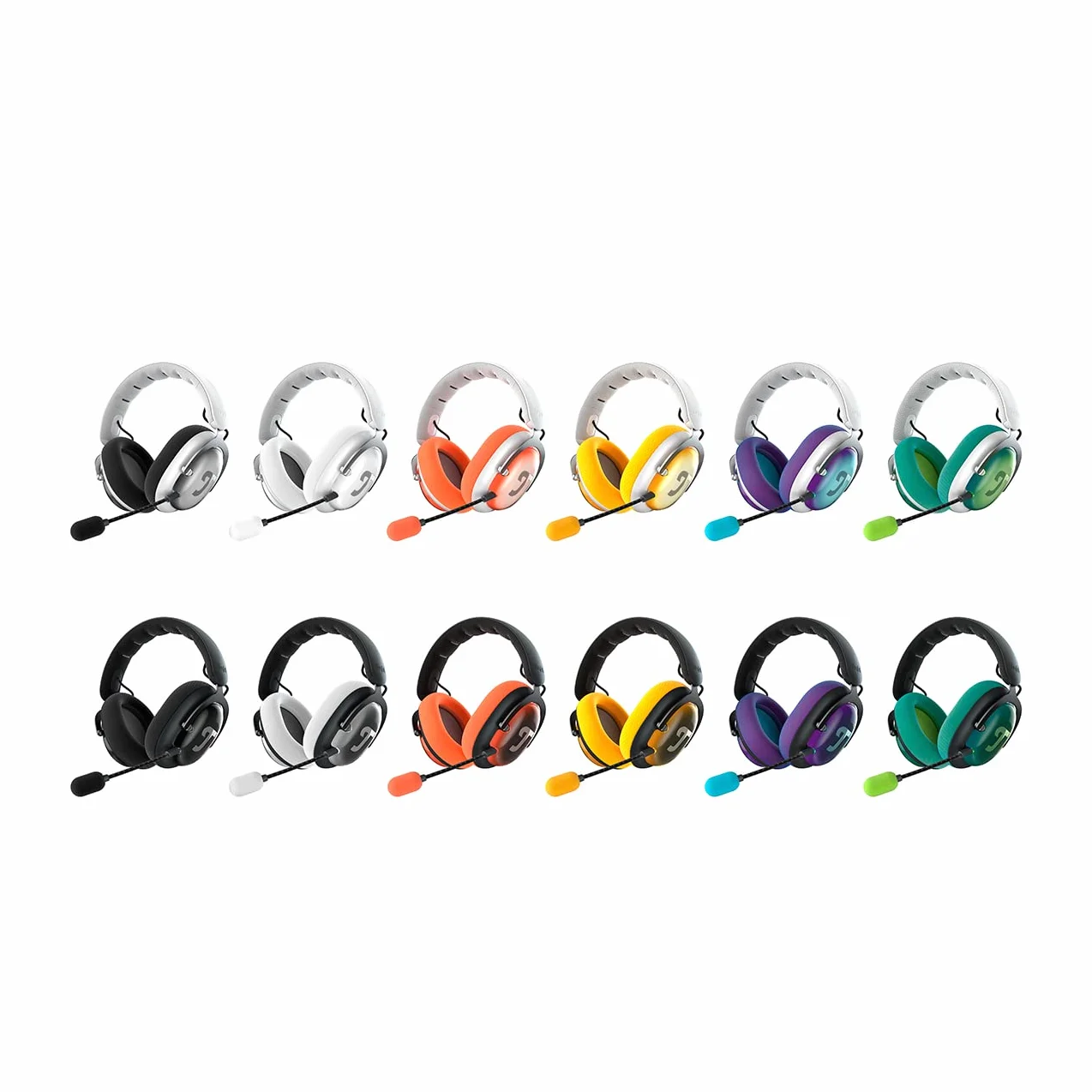 Teufel ZOLA słuchawki gamingowe z kartą dźwiękową USB 7.1, DTS Headphone:X® 2.0 Surround Sound, regulowane ramię mikrofonu z mikrofonem kondensatorowym HD, PC, wygodne dopasowanie – czarno-jasnoszare