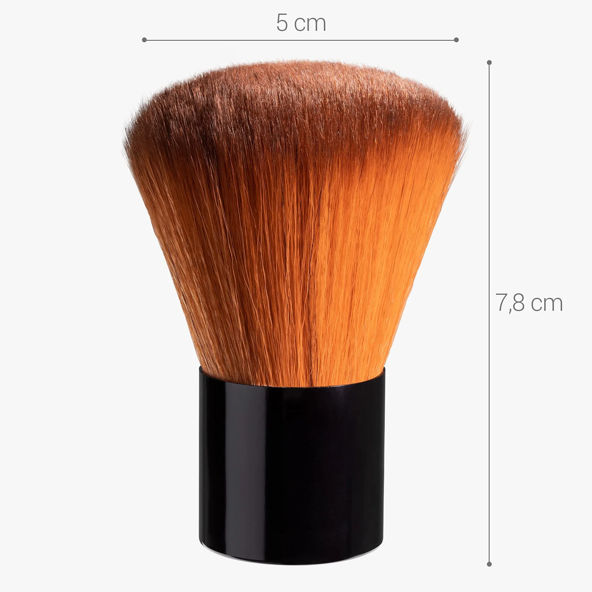kwmobile Szczotka do czyszczenia płyt - miękka nylonowa szczotka do usuwania brudu z płyt, winylu, płyt LP, albumów 12 cali, pojedynczych 17,8 cm - akcesoria winylowe