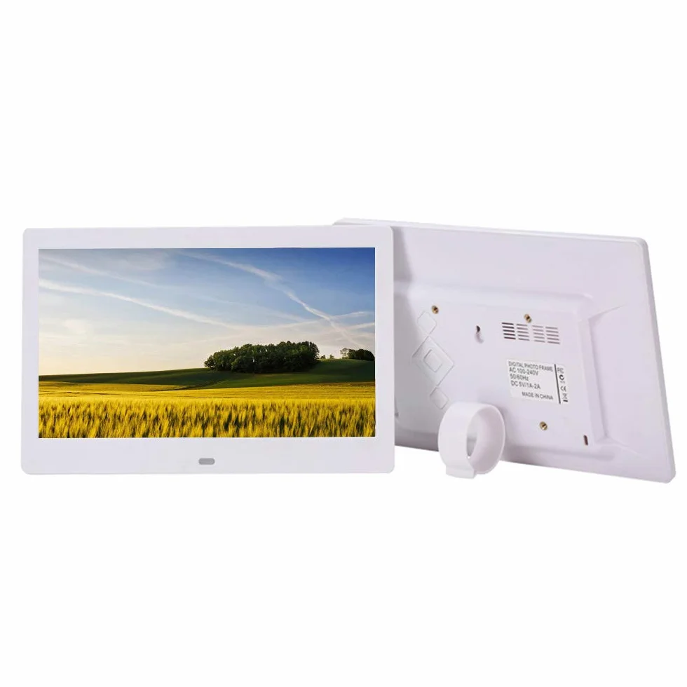 Cyfrowe ramki do zdjęć 10C cali HD HD Elektroniczna ramka na zdjęcia, reklamowa ramka na zdjęcia, domowa cyfrowa elektroniczna ramka na zdjęcia, reklamowa maszyna do zdjęć, stojak na zdjęcia, biała,