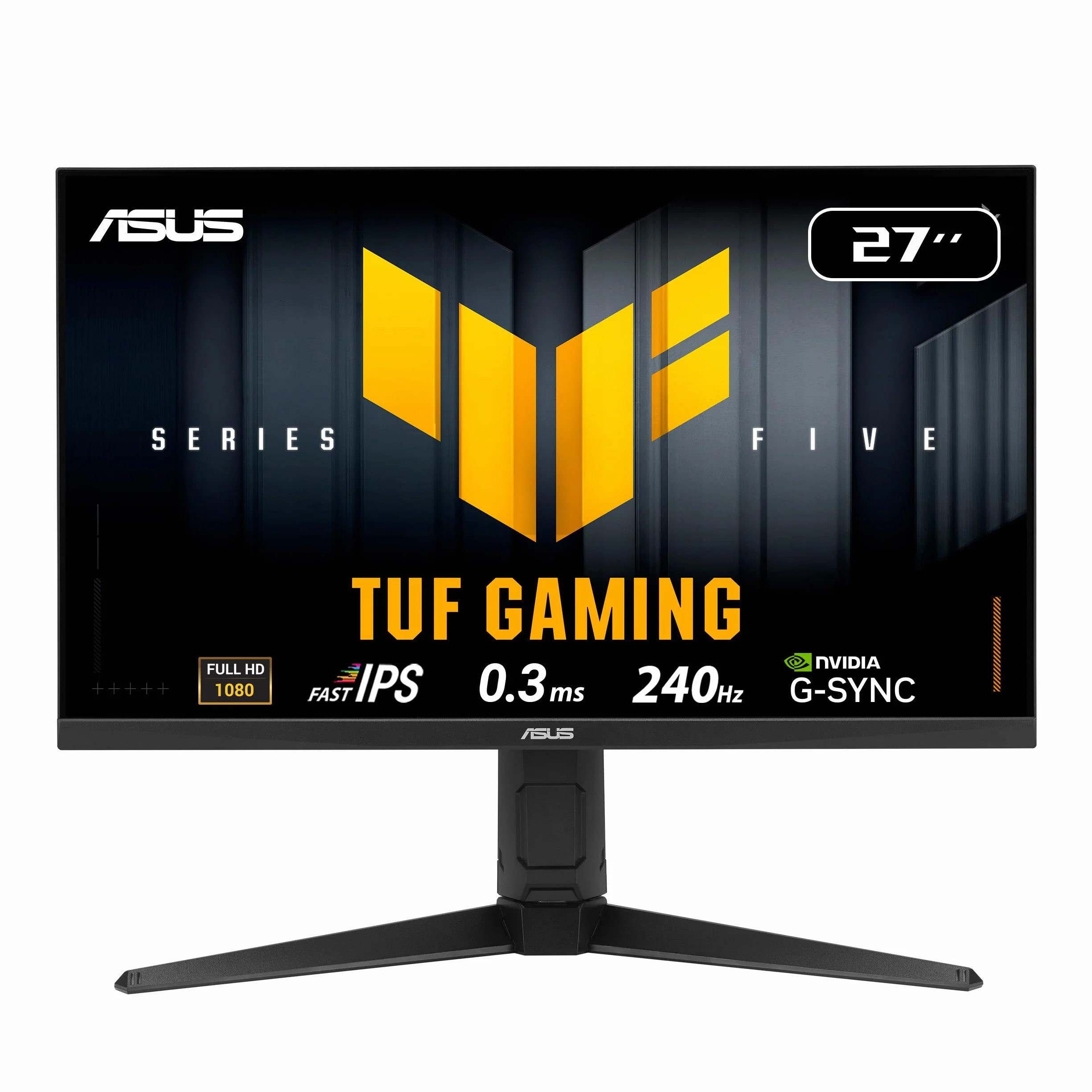 ASUS TUF Gaming VG279QML5A monitor do gier 27" FHD Fast IPS (1920 x 1080), 240 Hz, 0,3 ms, kompatybilny z G-SYNC i AMD FreeSync Premium, ELMB SYNC, 99% sRGB, DisplayWidget Center, czarny