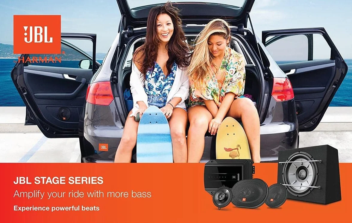 JBL STAGE2604C Dwudrożne Komponenty, Czarny, 275 W