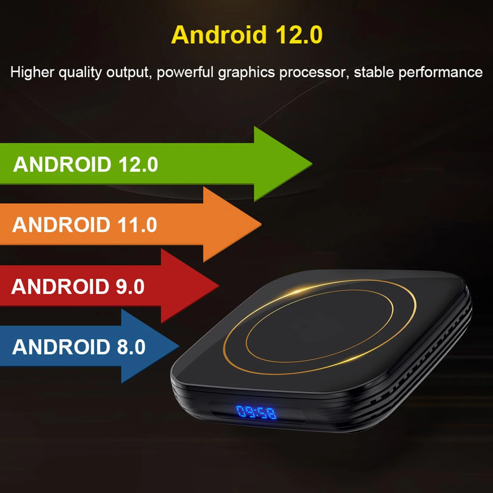 12 TV Box 8K 30fps 4K 60fps dla Odtwarzacza Multimediów Strumieniowych (wtyczka UE 2+16G)