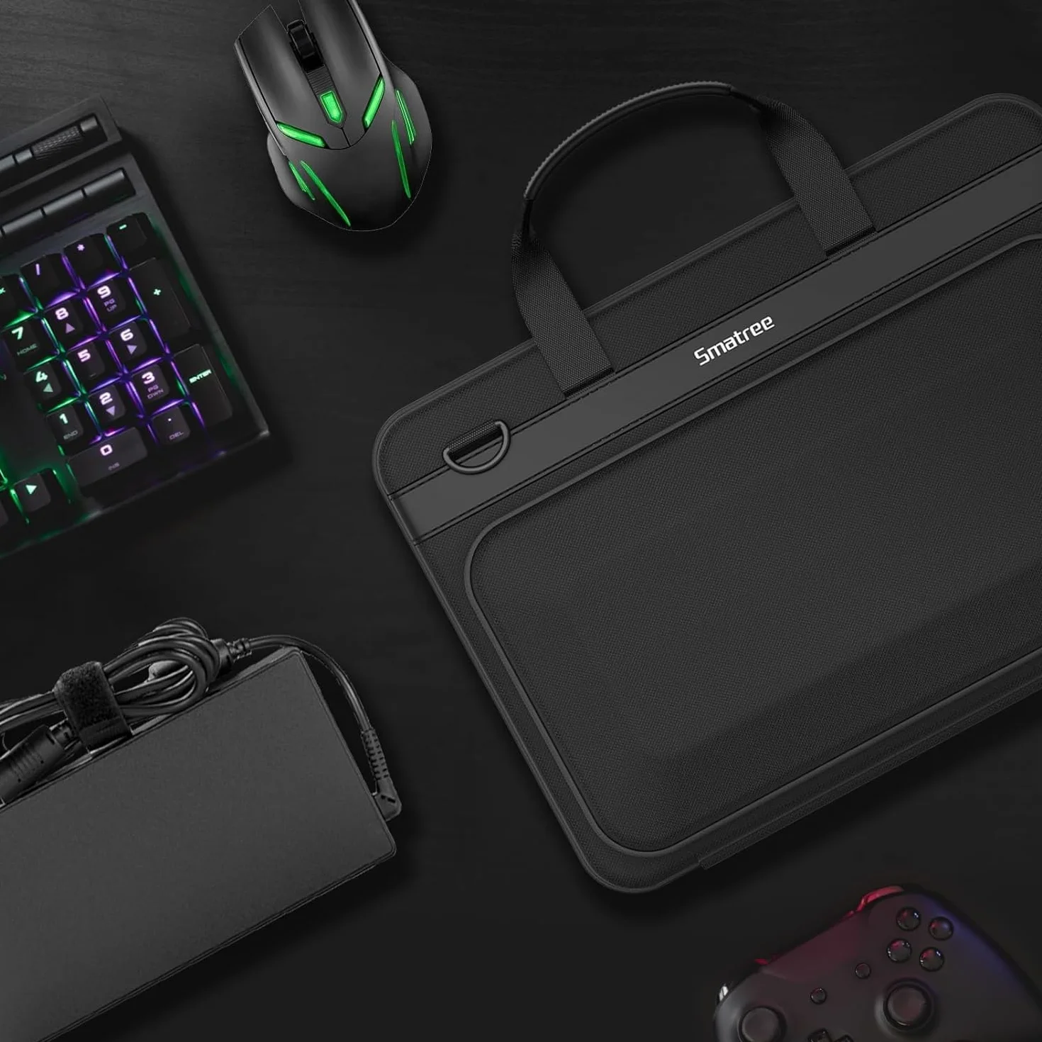 Smatree Twardy futerał na laptopa do gier, torba na laptopa EVA