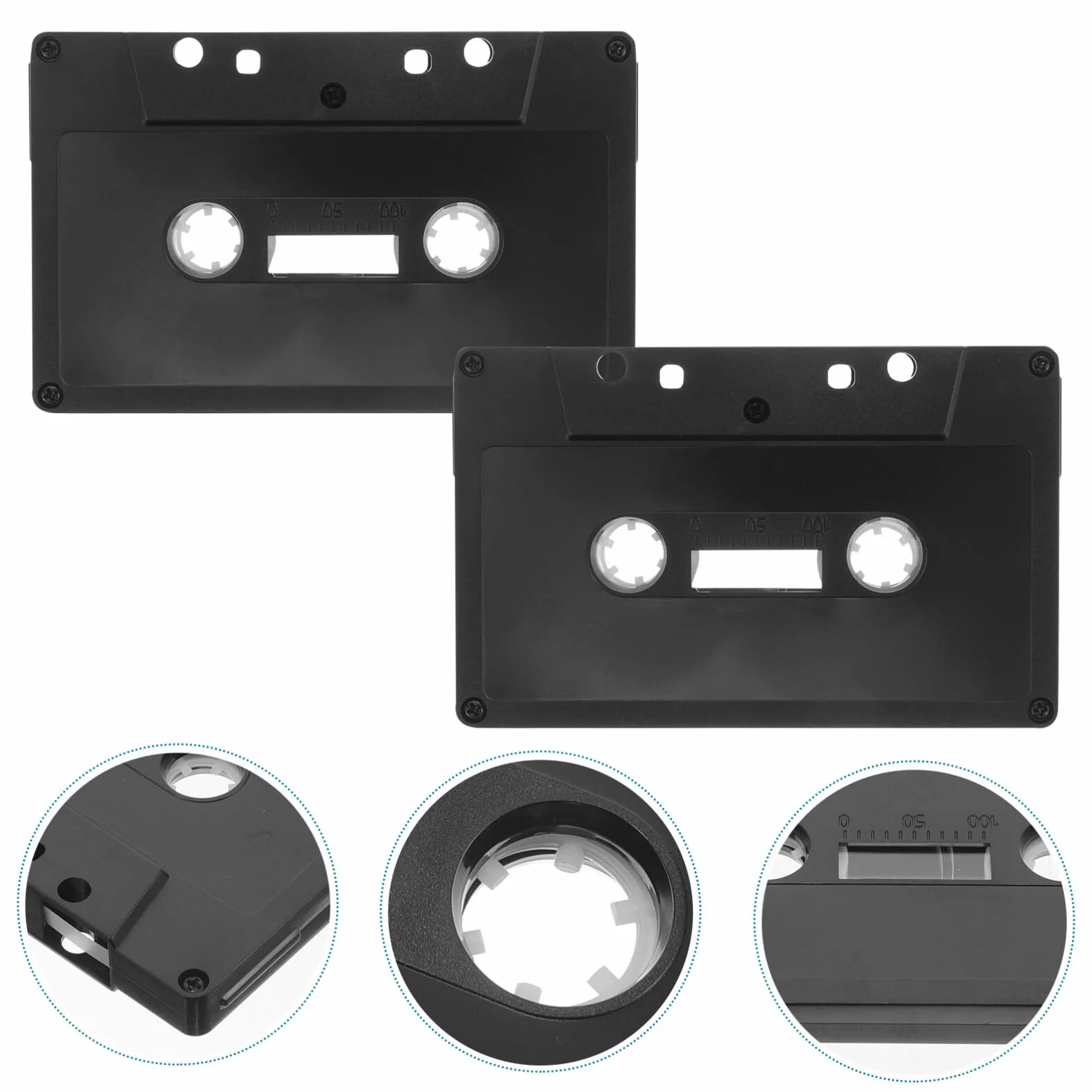 Zerodeko Kaseta Magnetofonowa Puste Kasety Magnetofonowe Do Dekoracji Retro Wall Art 4 Szt Dekoracja Ścienna