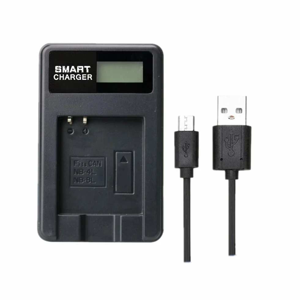 NB-4L NB4L NB8L LCD pojedyncza ładowarka do Canon IXUS 50 55 60 65 80 75 100 I20 110 115 120 130 is 117 220 225