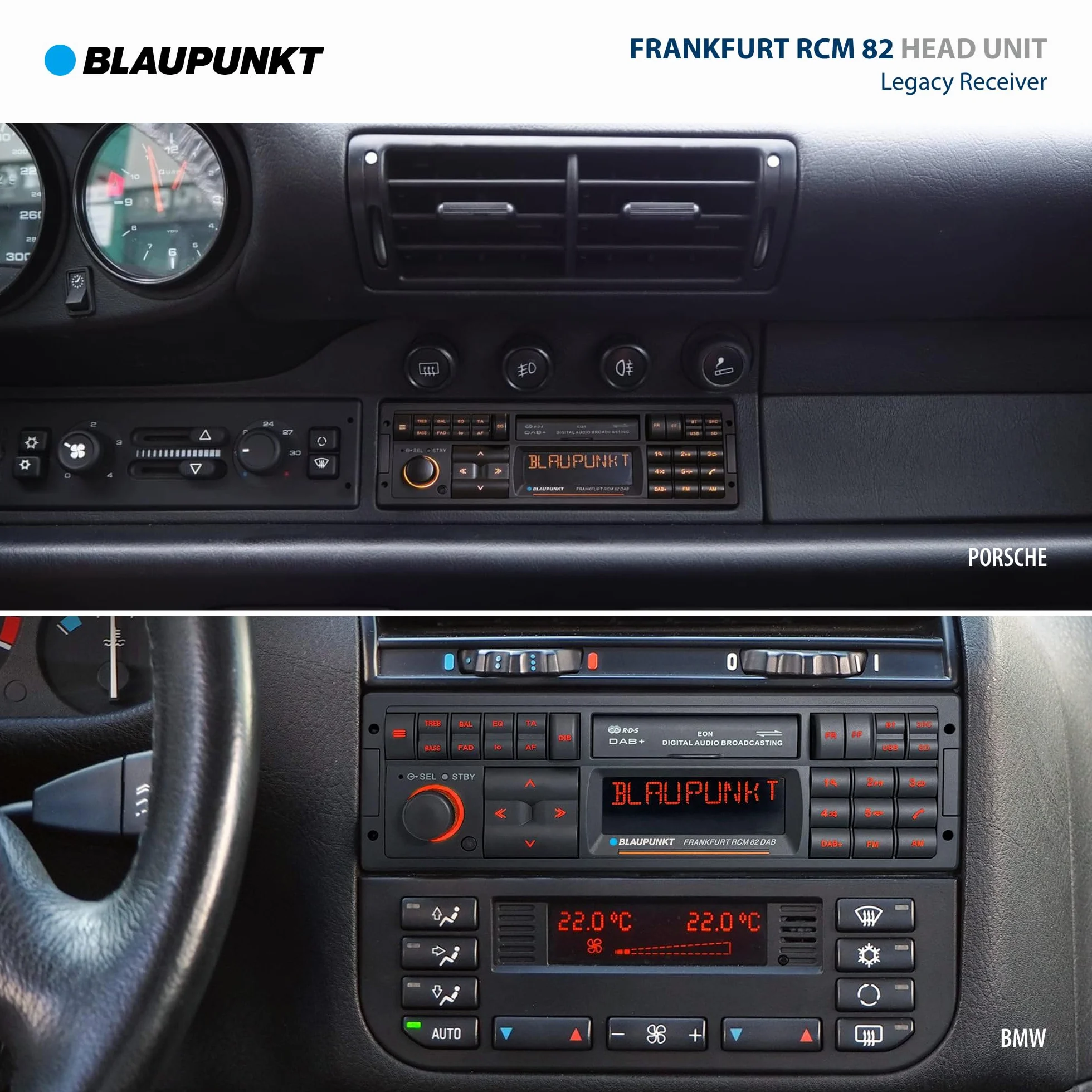 Blaupunkt Frankfurt Rcm 82 Dab Frankfurt Radio Samochodowe, Czarny, 1-DIN