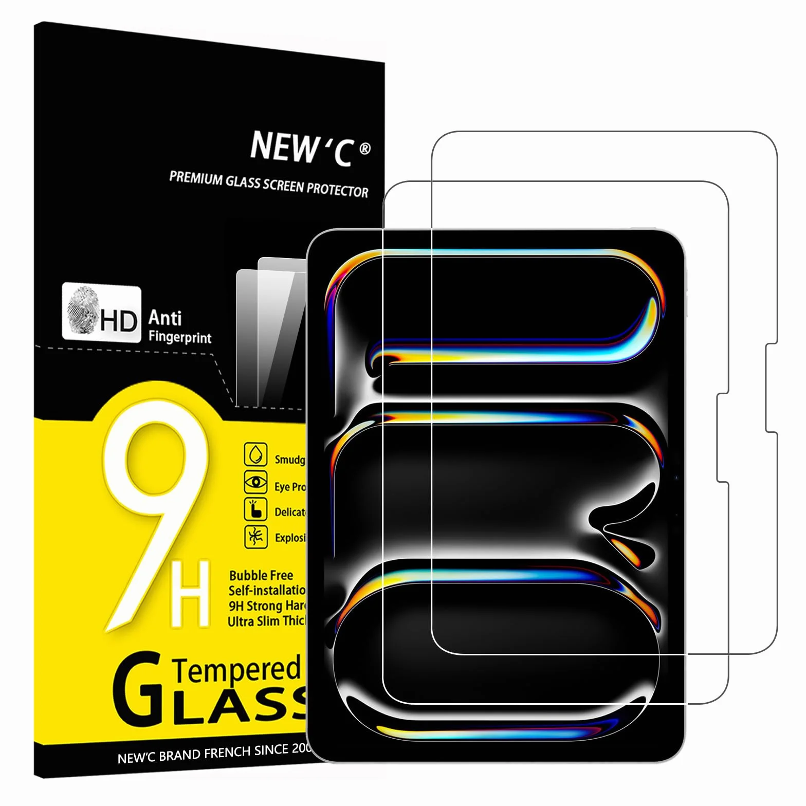Folia ochronna ze szkła pancernego 9H do Apple iPad Pro M5 (2025) 11 Cala, 0,33 mm, ultraprzezroczysta