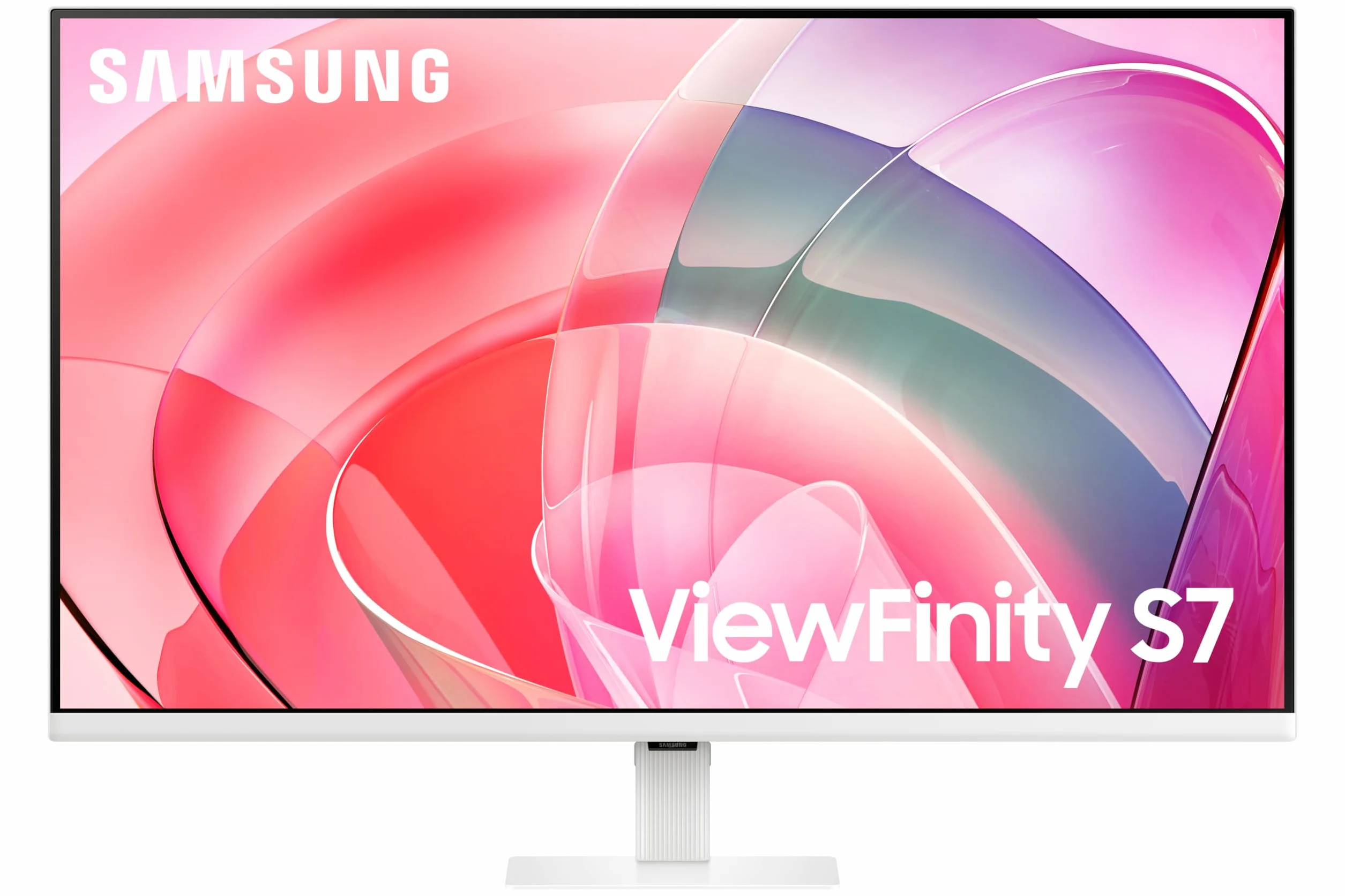 Samsung LS32D701EAU monitor PC 81,3 cm [32] 3840 x 2160 pikseli, 4K Ultra HD LED biały (Samsung Viewfinity S7 32 4K, HDMI, USB, Displayport)