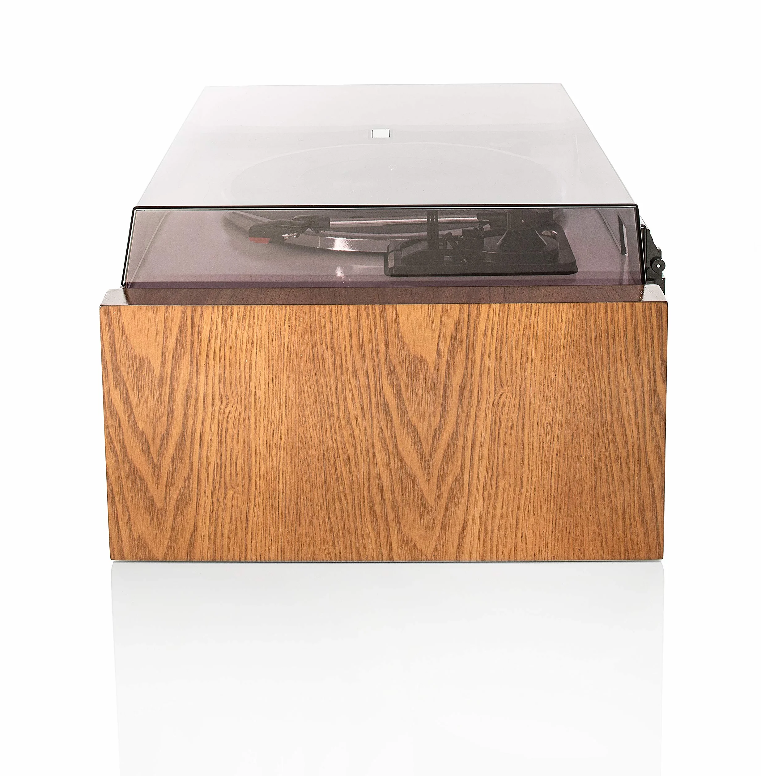 Dual NR 7 Stereo-Nostalgia zestaw muzyczny z gramofonem (tuner FM, CD-RW, MP3, USB, Bluetooth, Aux-In) brązowy