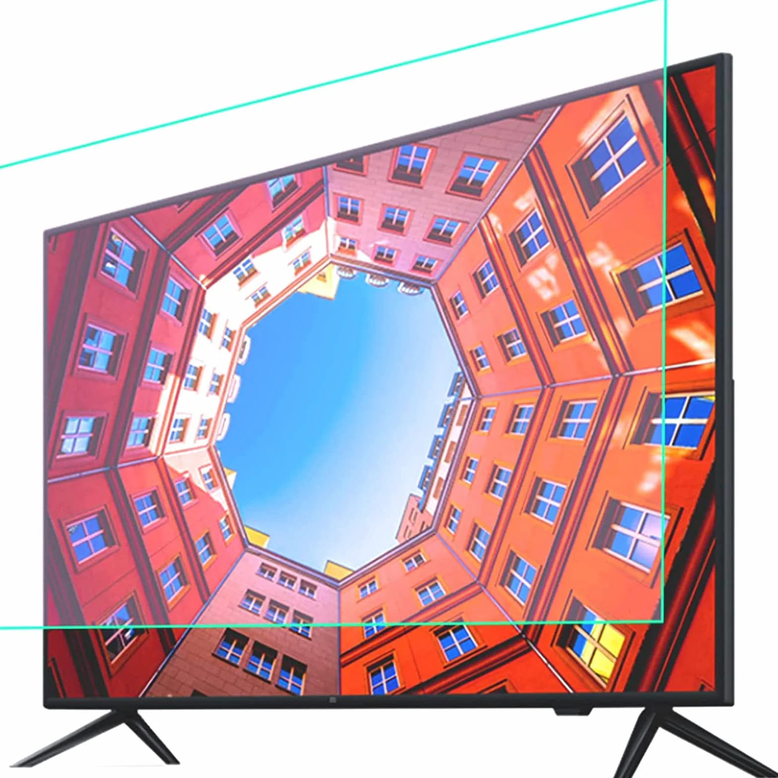 32-75-calowy telewizor LED Smart TV z powłoką antyodblaskową i folią ochronną na ekran, akcesoria do telewizorów - 39 cali 856 * 478 mm, 43 cale 942 * 529 mm, 4，43 inch 942 * 529mm