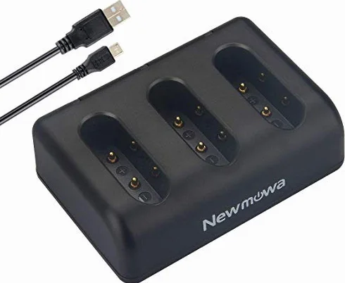 Newmowa Szybka 3-kanałowa ładowarka USB do Sony NP-BX1/M8, NP-BY1, DSC-RX100 Series, HDR-CX405, 100% bezpieczeństwa