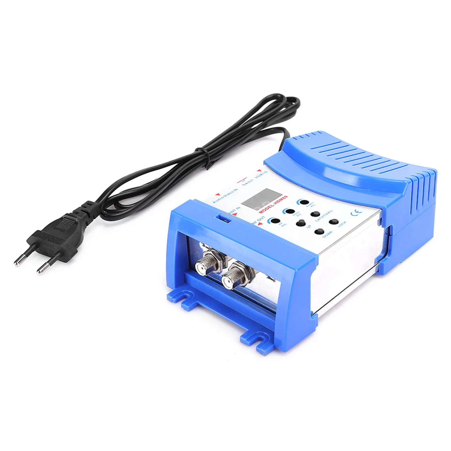 HDM69 Cyfrowy Modulator RF HDMI, Konwerter AV na RF 47~868 MHz, Standardowy Modulator Przenośny VHF UHF PAL, dla UE 100-240 V