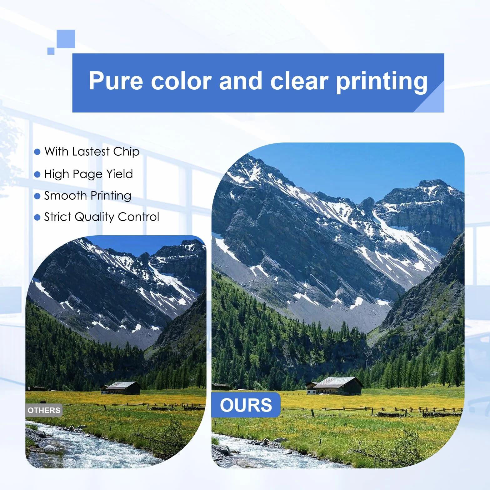 220 A wkład z tonerem zamiennik do HP Color LaserJet Pro 4202dn, 4202dw, MFP 4302dw, MFP 4302fdn, MFP 4302fdw, 4303y - z chipem (2 czarne, 1 cyjan, 1 magenta, 1 żółty)