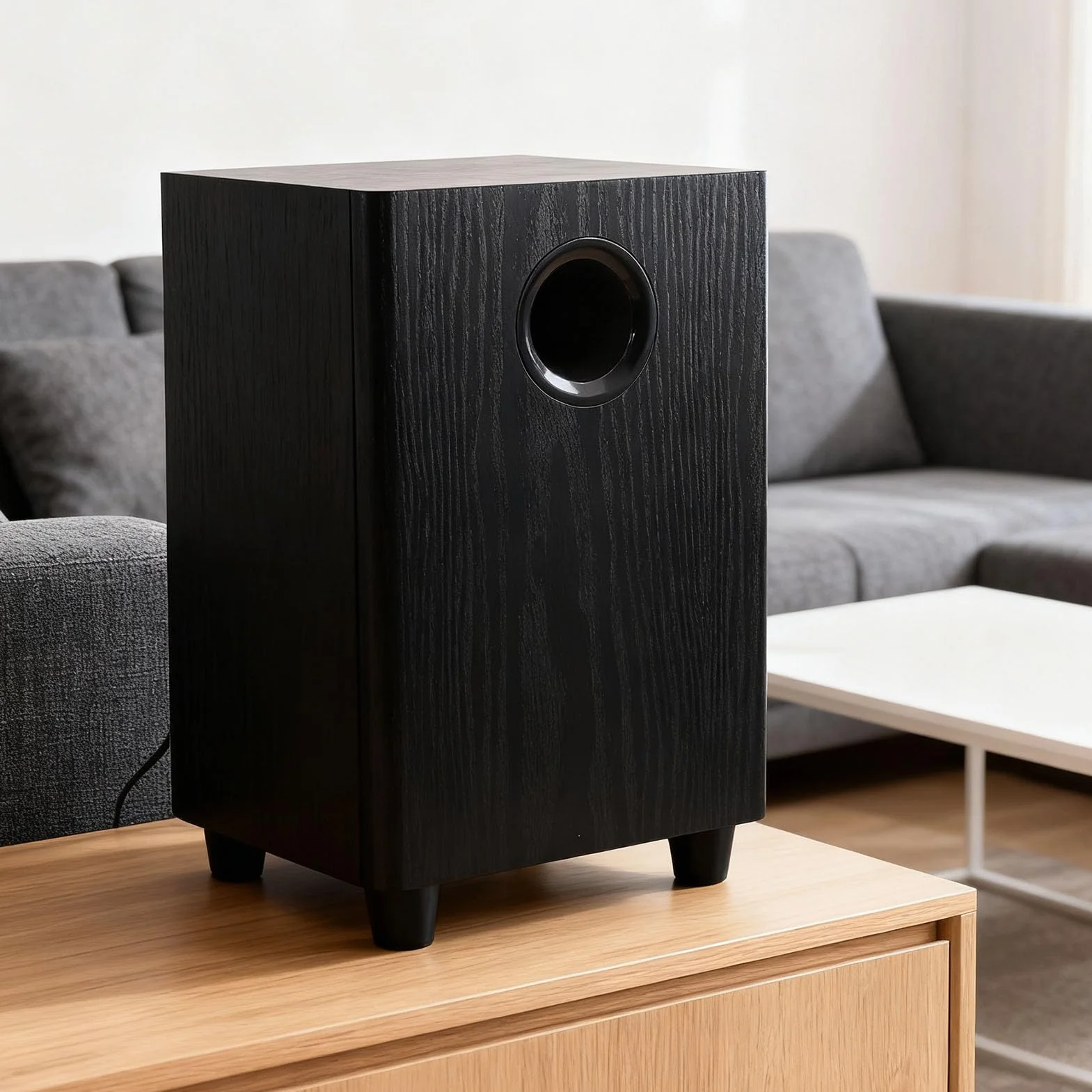 LICAEVEY Głośnik Niskotonowy o Mocy 100 W, 6,5-calowy Pasywny Przetwornik Basowy z obudową MDF, Funkcja Plug and Play do Kina Domowego i Systemów Audio na imprezę