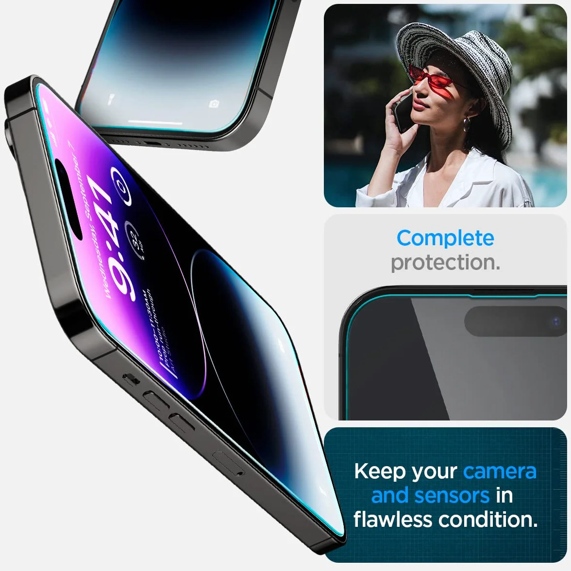 Spigen EZ Fit osłona ekranu ze szkła hartowanego do iPhone'a 14 Pro Max - 2 sztuki