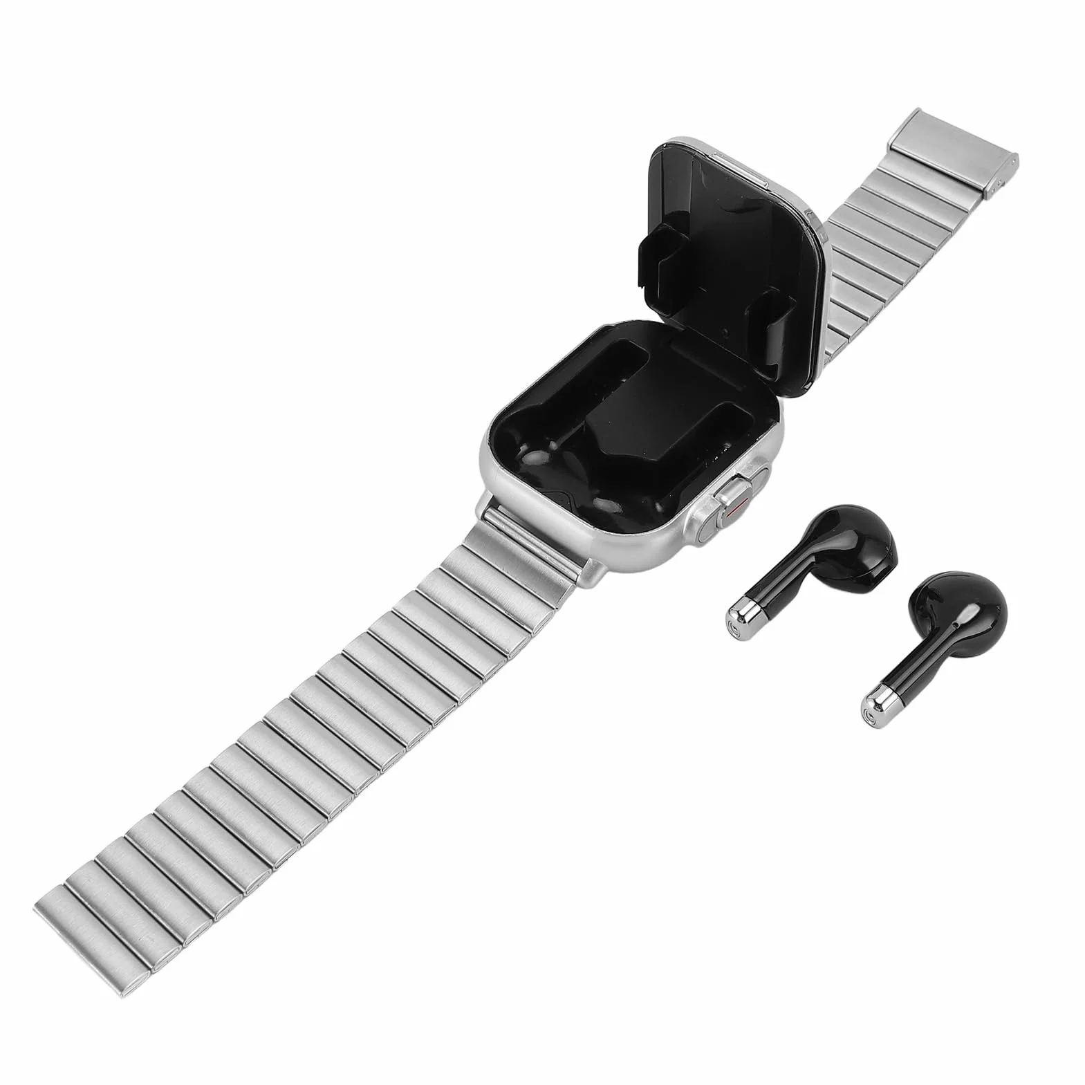 Denash 2 w 1 Smart Watch ze słuchawkami, 2,01" HD Smartwatch z funkcją telefonu, 100+ trybów sportowych, wodoszczelność IP67, zegarek sportowy z monitorem tętna, monitor snu, krokomierz, do systemu