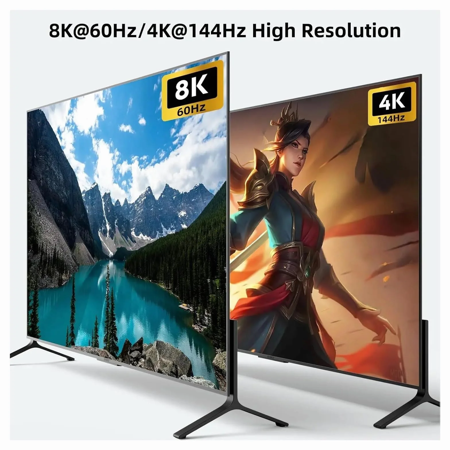 Konwertery wideo, Przełącznik KVM 4K@144Hz 2 monitory 2 komputery 8K@60Hz, KCEVE i Displayport Przełącznik KVM na dwa monitory z 4 portami USB 3.0