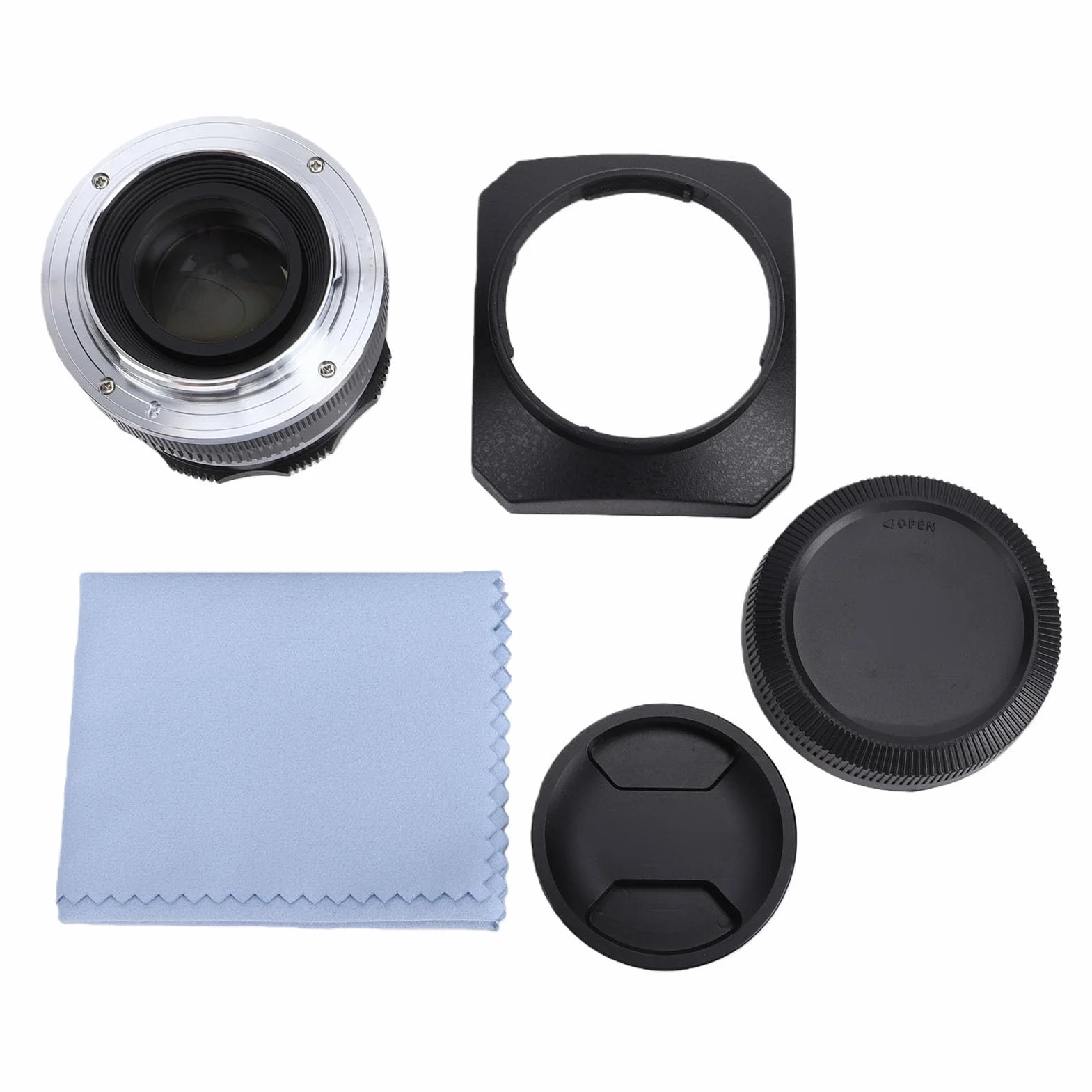 LICAEVEY Obiektyw 35 Mm F/1.1 MF APS C z Mocowaniem X, Obiektyw Stałoogniskowy z ręczną regulacją Ostrości o Dużej Przysłonie, 10-listkowa Przysłona, Metalowy Korpus do Portretowej