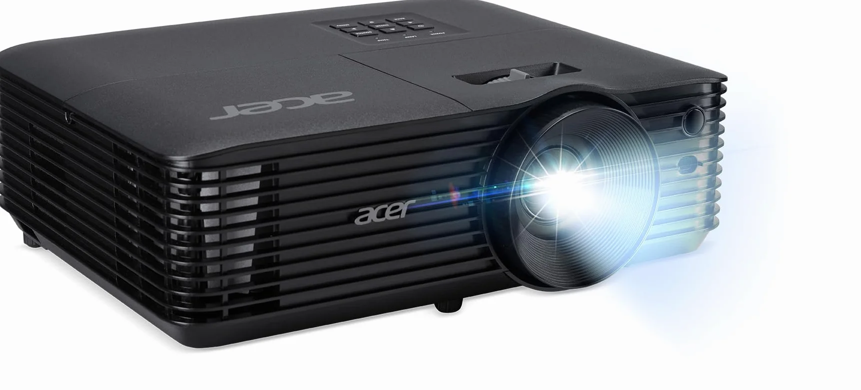 Acer X1328AF DLP projektor HD (1280 x 800 pikseli) 5000 ANSI lumenów, kontrast 20 000:1, 3D, Keystone, 1 x głośnik 3 W, HDMI, czarny, kino domowe