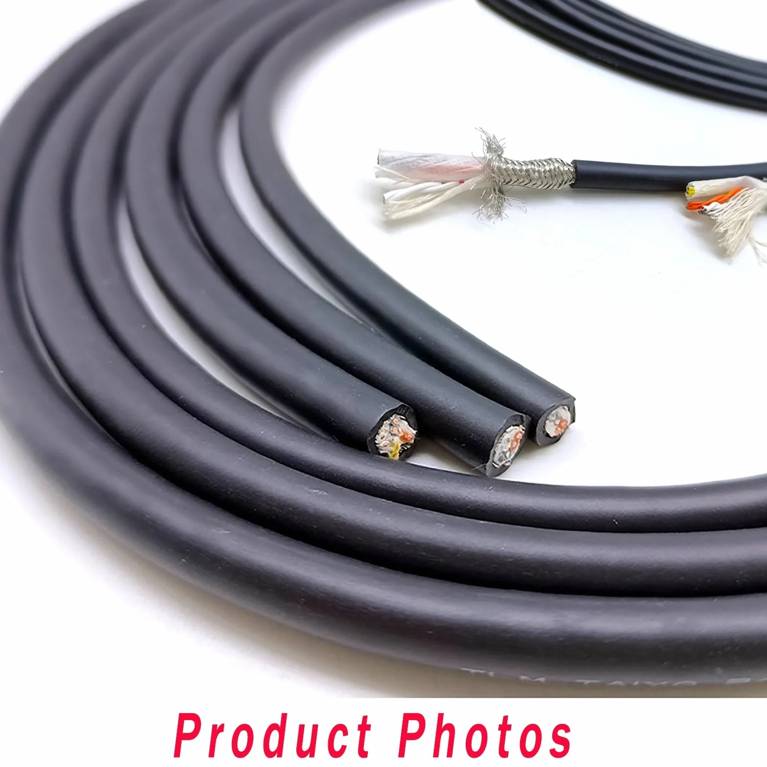 Ekranowany kabel alarmowy, 26AWG (4-20) C UL2464 ekranowany kabel skrętkowy z miedzi cynowanej FR PVC 300V -20°C do 80°C(25ft,26AWG-16C)