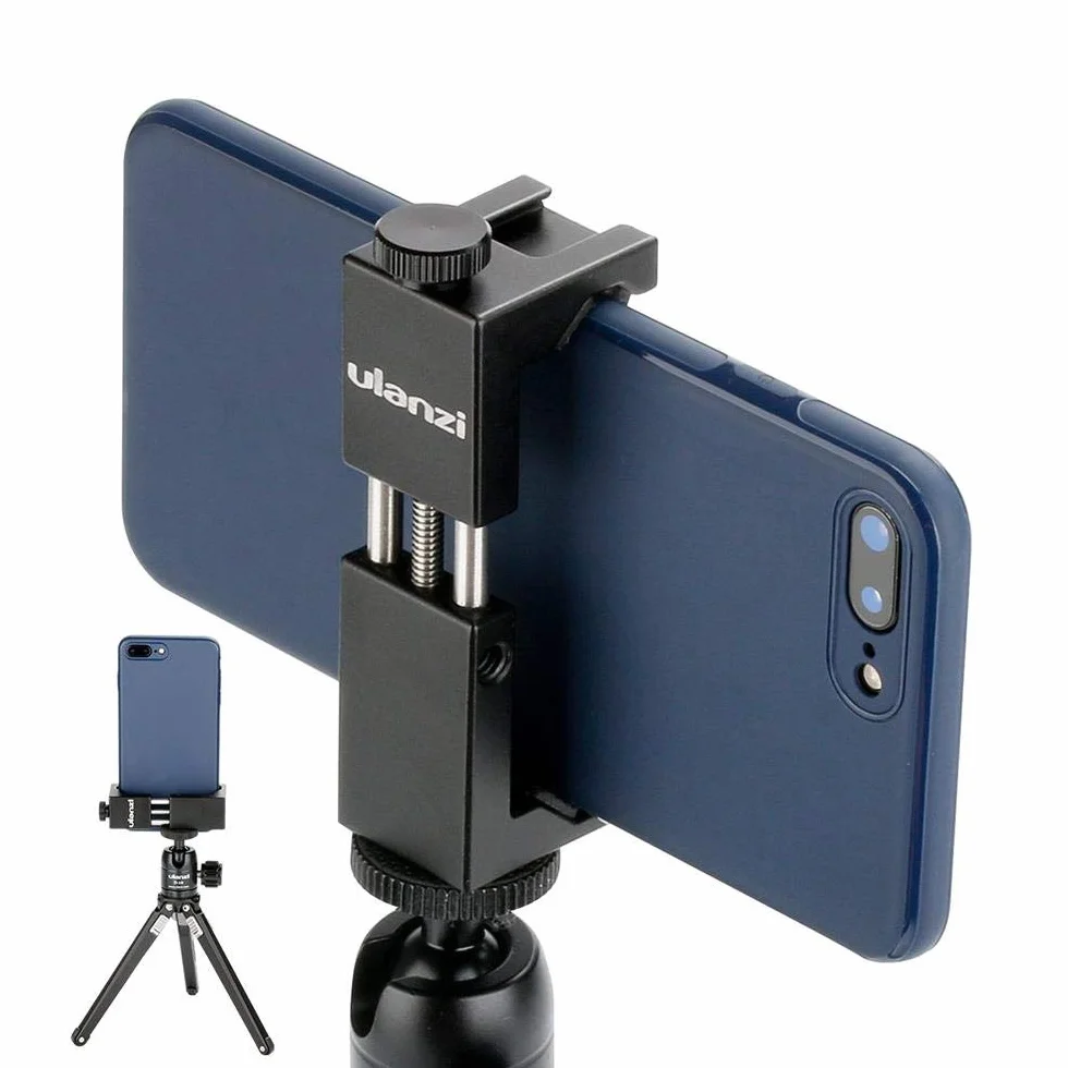 ULANZI ST-02S Uniwersalny statyw do smartfona z uchwytem na buty Cold Shoe Mount - metal - do wszystkich telefonów - nawet filmowanie pionowo