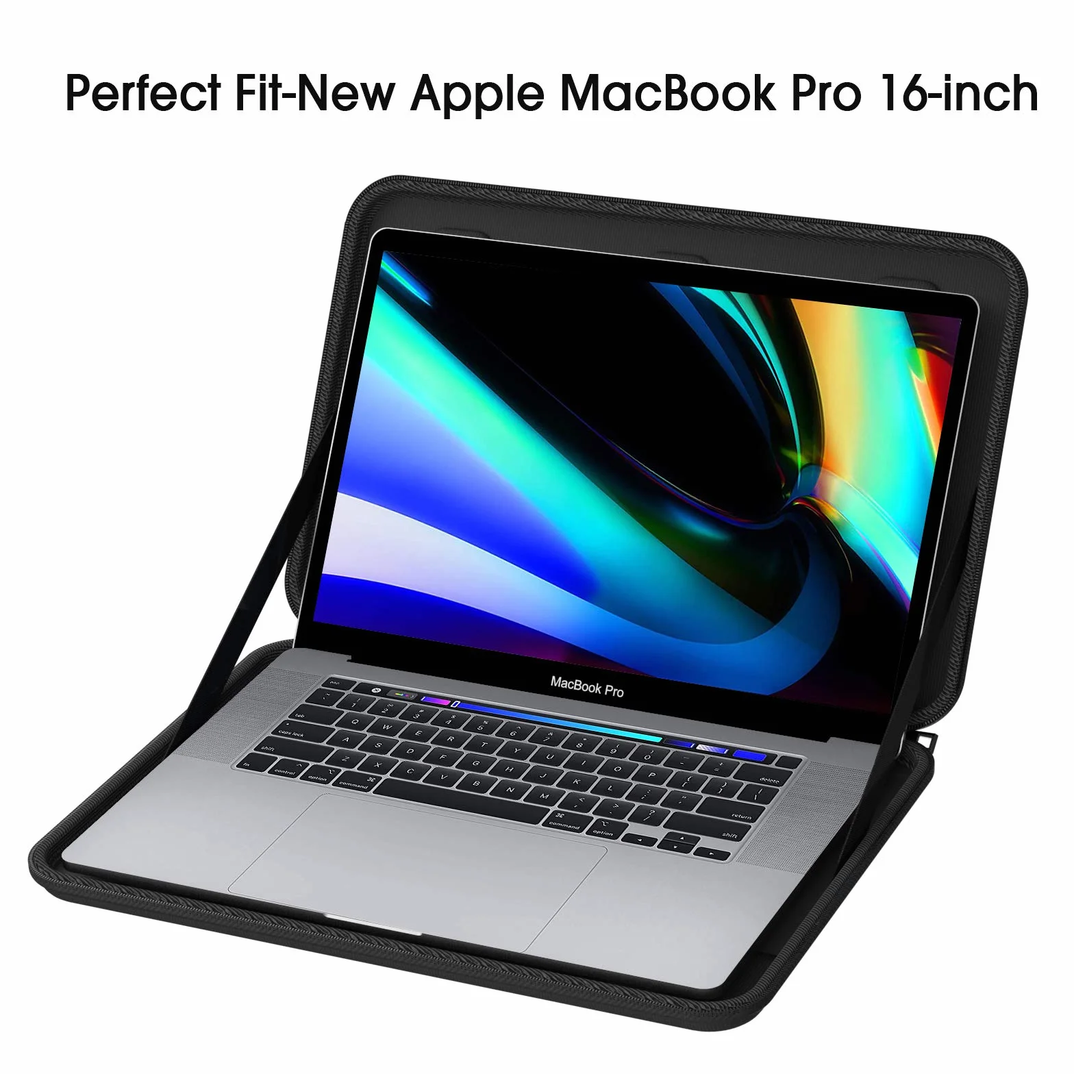 Smatree Macbook Pro 40.6 cm etui twarda obudowa, pokrowiec ochronny na laptopa kompatybilny z 40.6 cm Macbook Pro 2021 2019/39.6 cm Razer Blade 15/ HP 15s/ Dell XPS 15 9500, czarny