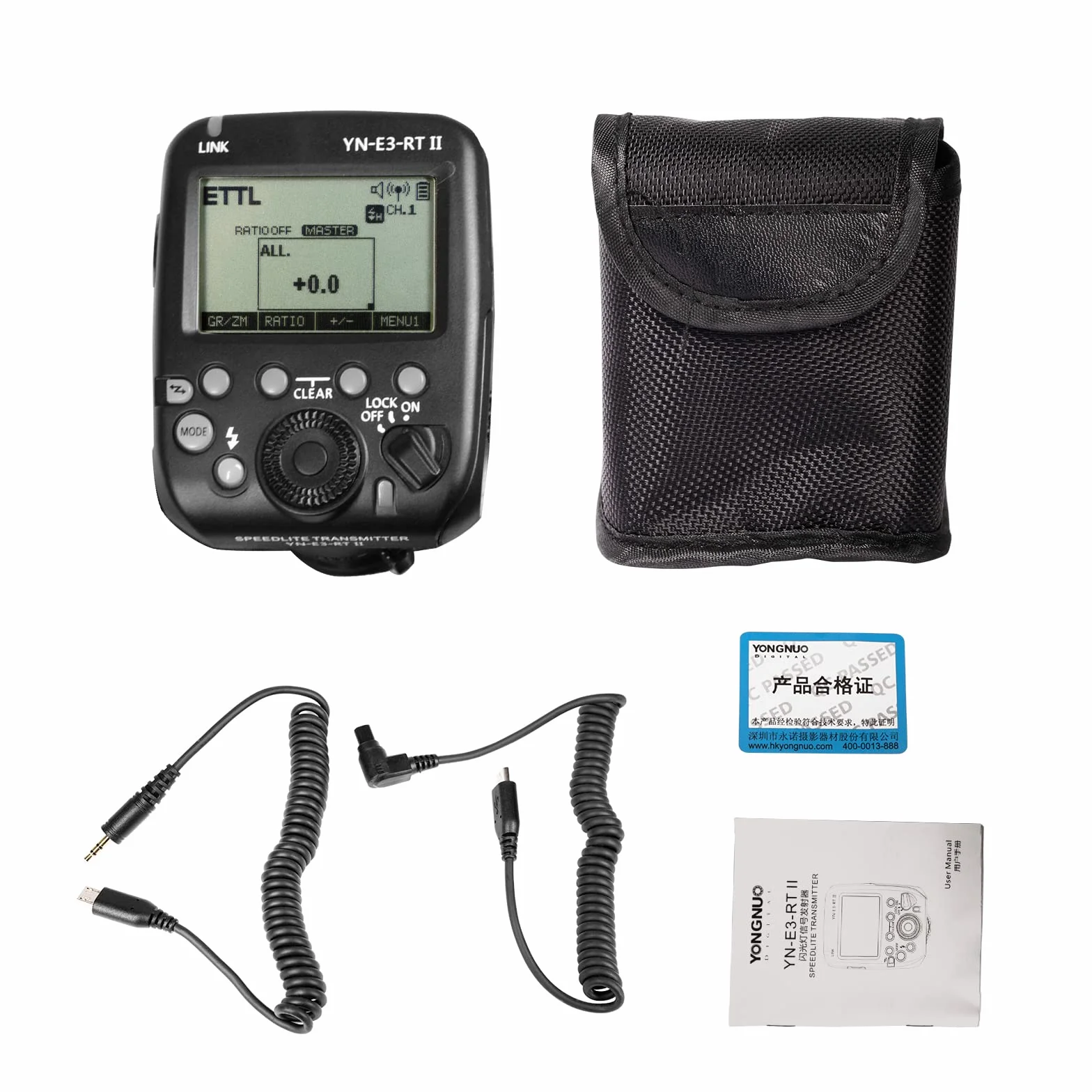 Yongnuo Speedlite Transmitter YN-E3-RT II