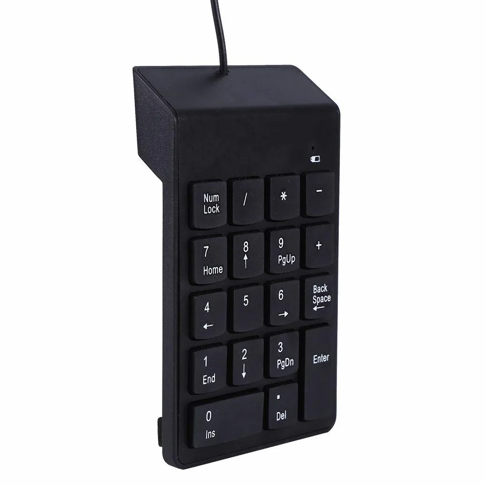 Klawiatura numeryczna USB, mini klawiatura numeryczna 18-klawiszowa klawiatura numeryczna do PC, wprowadzanie danych notebooka