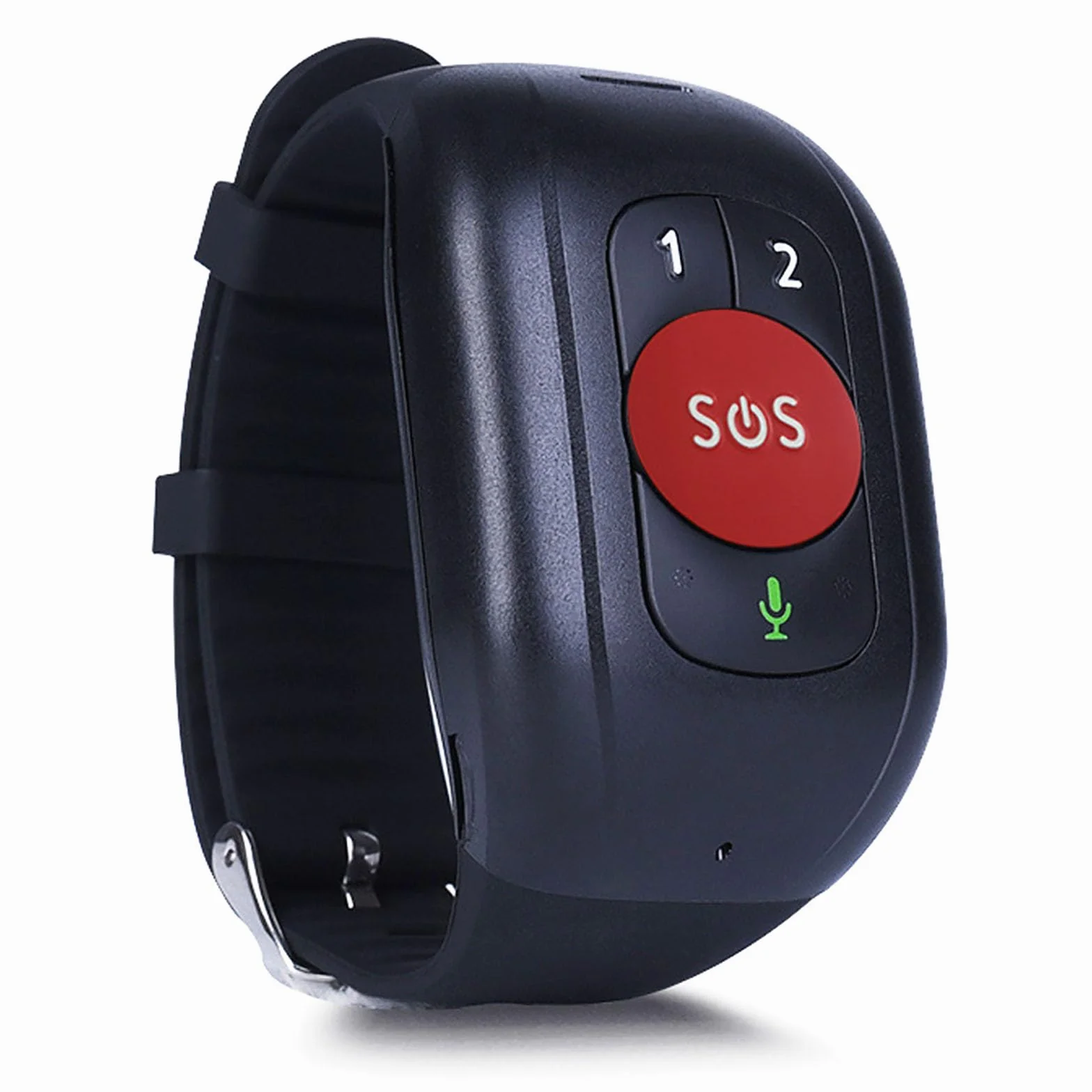 Bransoletka SOS dla osób starszych lokalizator zegarek dla seniorów GPS mobilny lokalizator SOS dla seniorów dziadkowie dzieci w podeszłym wieku mobilny alarm osobisty Połączenia głosowe, czerwony