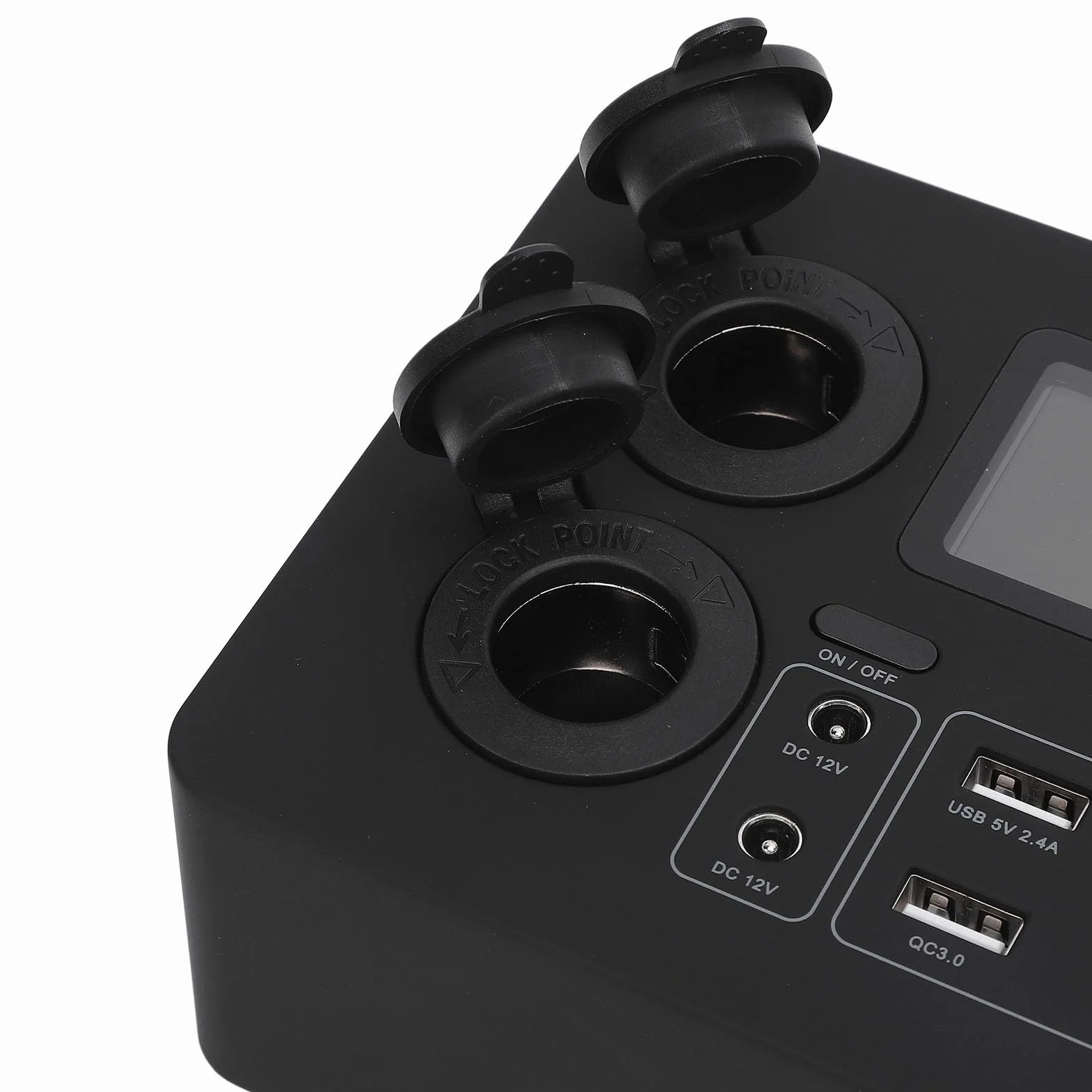 12V Pasuje do Mini Zasilacza Wydajna ładowarka do Wielu urządzeń z Wyświetlaczem LCD Podróży Samochodem RV Boat Przenośna Konstrukcja