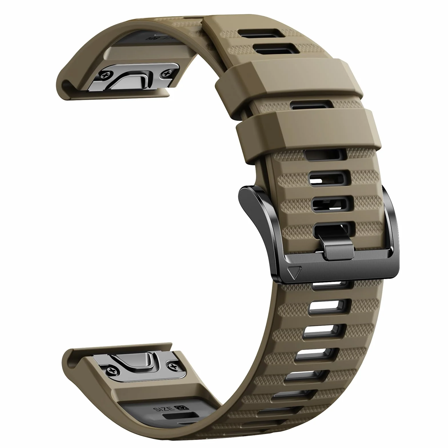 Wygodny i wodoodporny silikonowy pasek kompatybilny z Garmin Quickfit 22 mm/26 mm