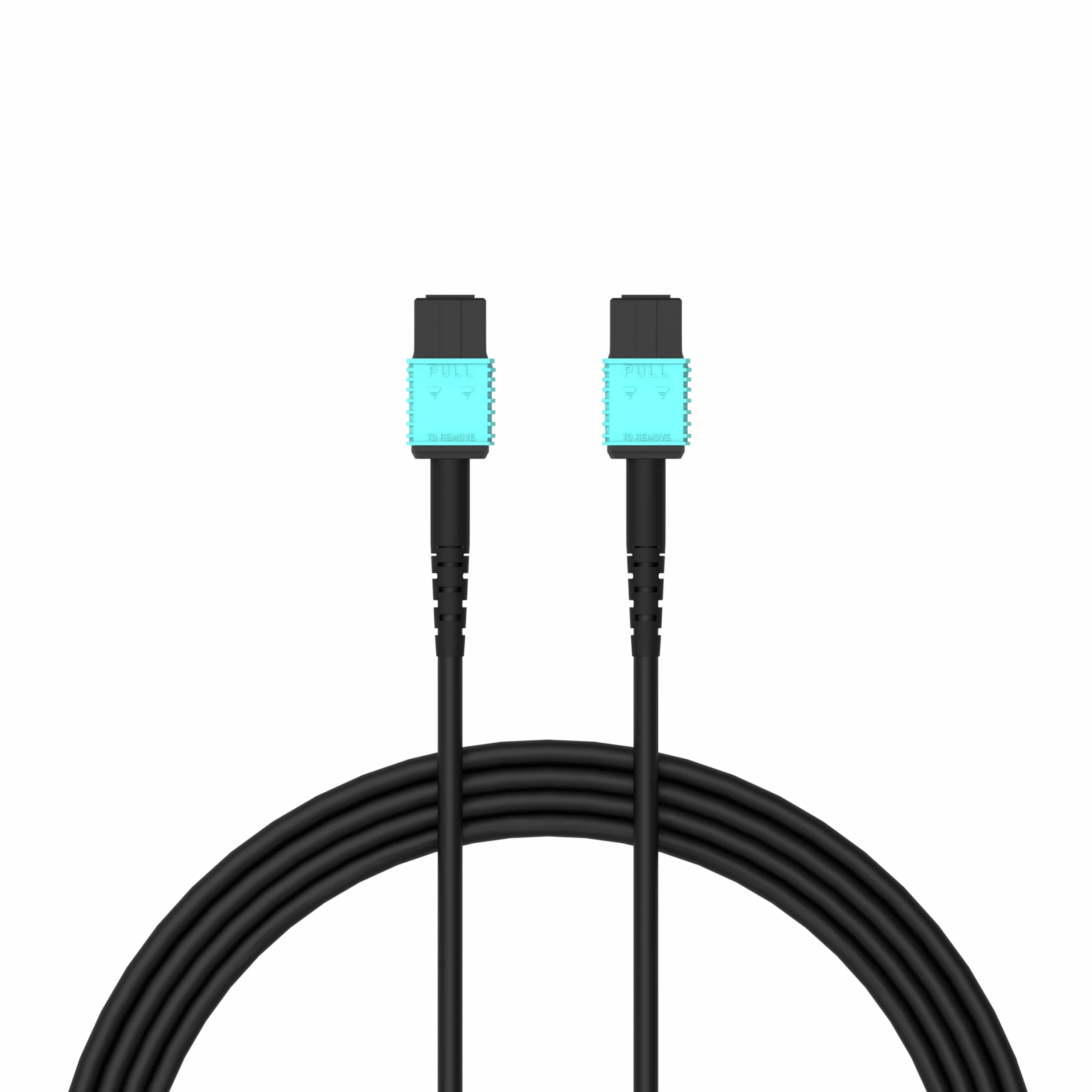 RUIPRO Kabel światłowodowy MPO Żeński do Żeńskiego Ekranowany 2 m, Multimode OM3, 7 Fiber Type-A, Zaprojektowany dla Odłączanych Moduły Interfejsu HDMI/DP/Ethernet