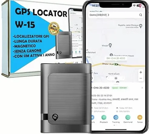 lokalizator GPS bez opłat o długiej żywotności z anonimową kartą SIM już aktywowany przez 1 rok ochrona przed kradzieżą do samochodu motocykla agencja detektywistyczna (W15)