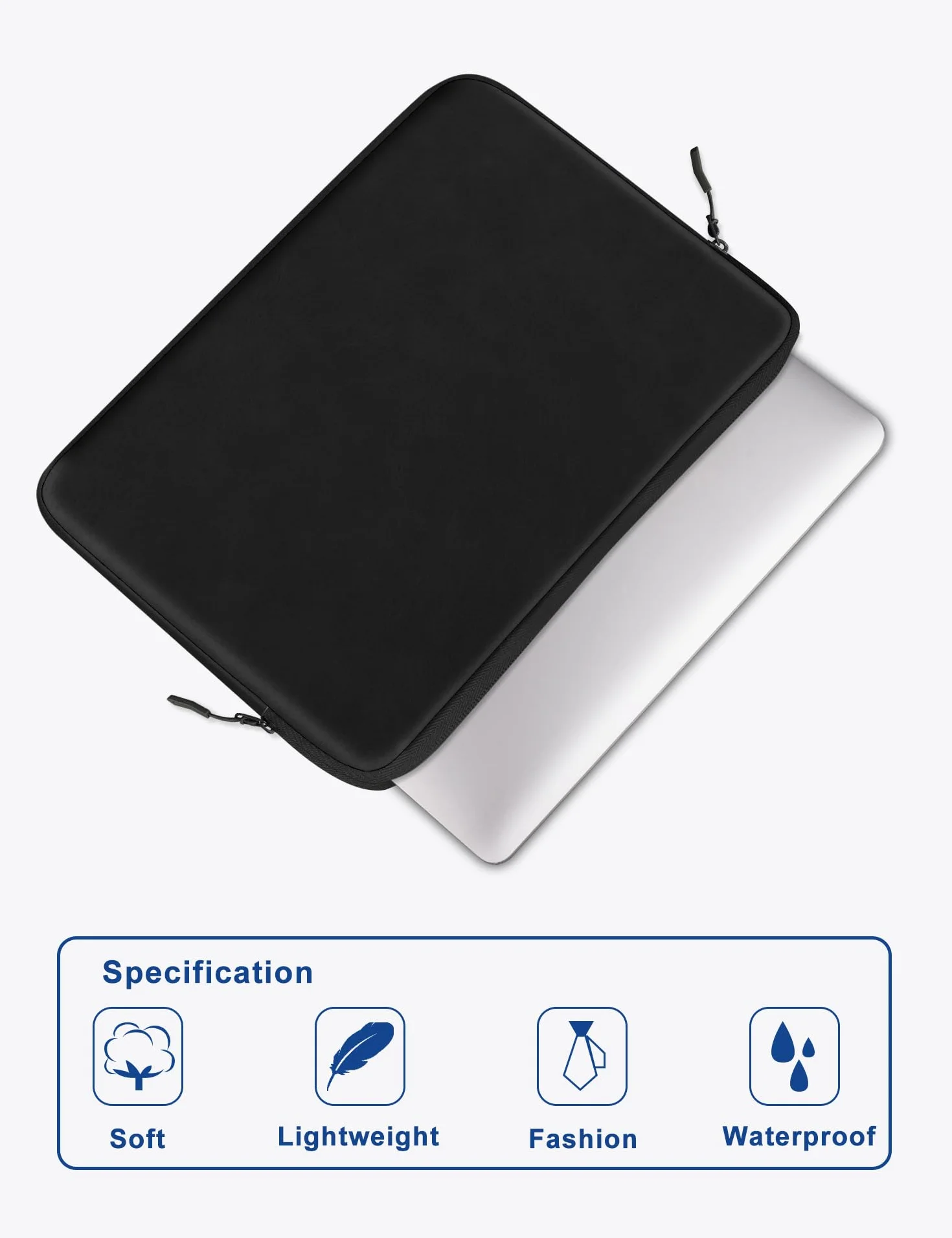 Alfheim Pokrowiec na laptopa 33.0 cm, wodoodporny, lekki, ochronny, kompatybilny z MacBook Air M4 M3 M2 M1 / Pro M2 M1 13,3/13,6 2025-2016