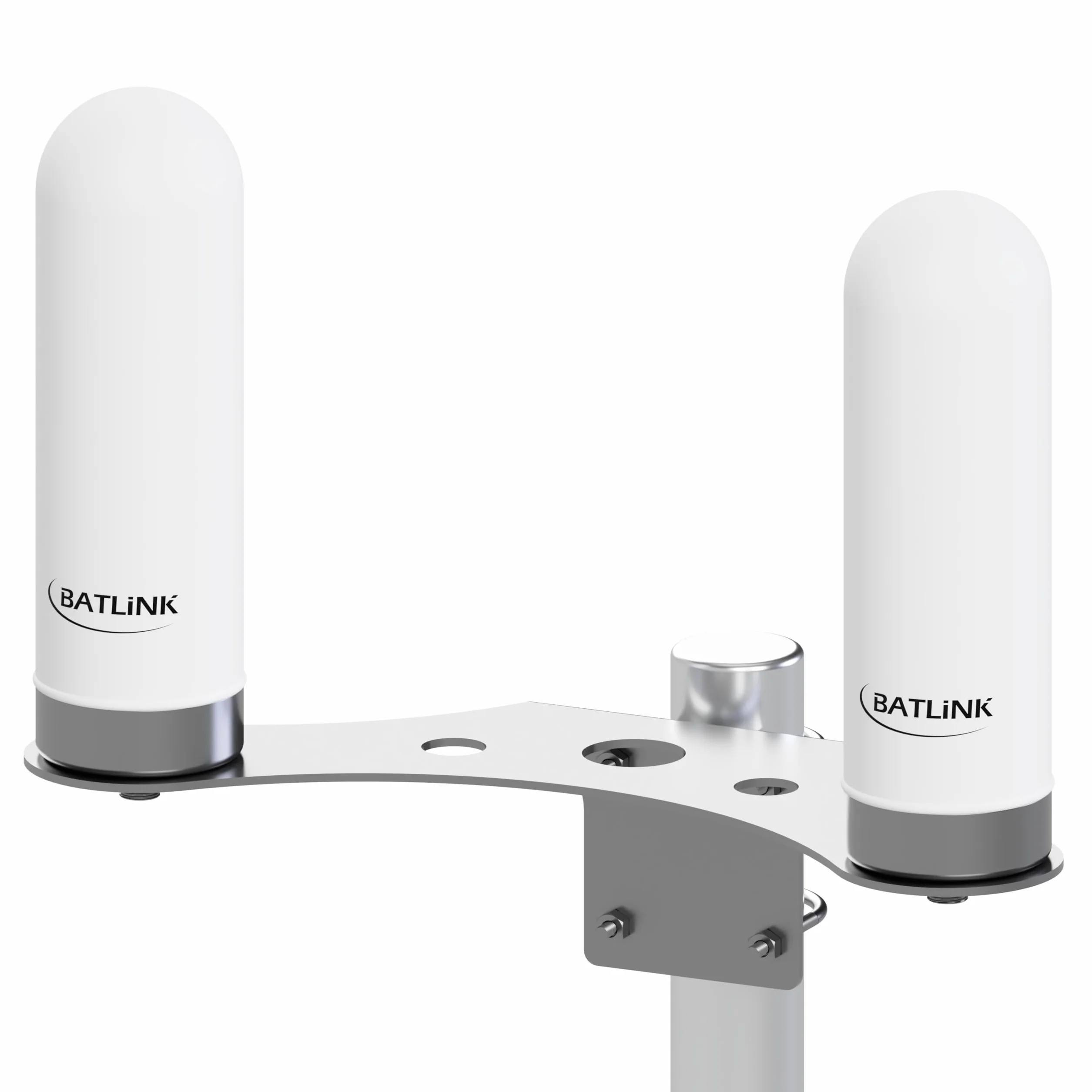 MAO5GV1 antena 5G z zyskiem mocy 9dBi – w zestawie 10 m Twin kabel antenowy – uniwersalny do połączeń danych 5G i LTE, wielopasmowa antena okrągła, odporna na warunki atmosferyczne (stopień morski)