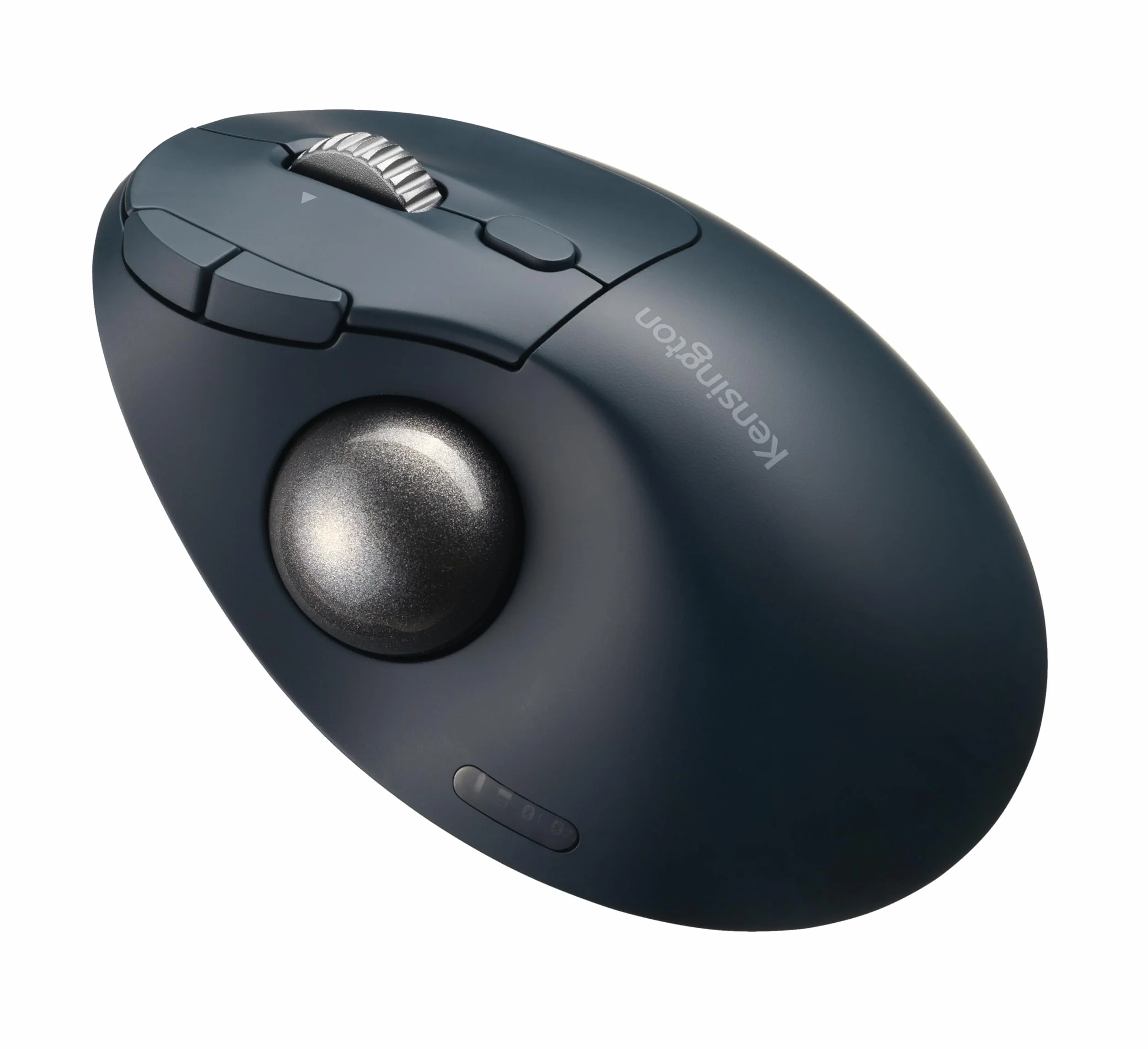 Kensington Trackball Pro Fit Ergo TB550 Bluetooth 2.4 GHz, Ergonomiczna Mysz, 34 mm, Obsługiwany Kciukiem, Pokrętło 4D, 51% Plastiku z Recyklingu (K72196WW)