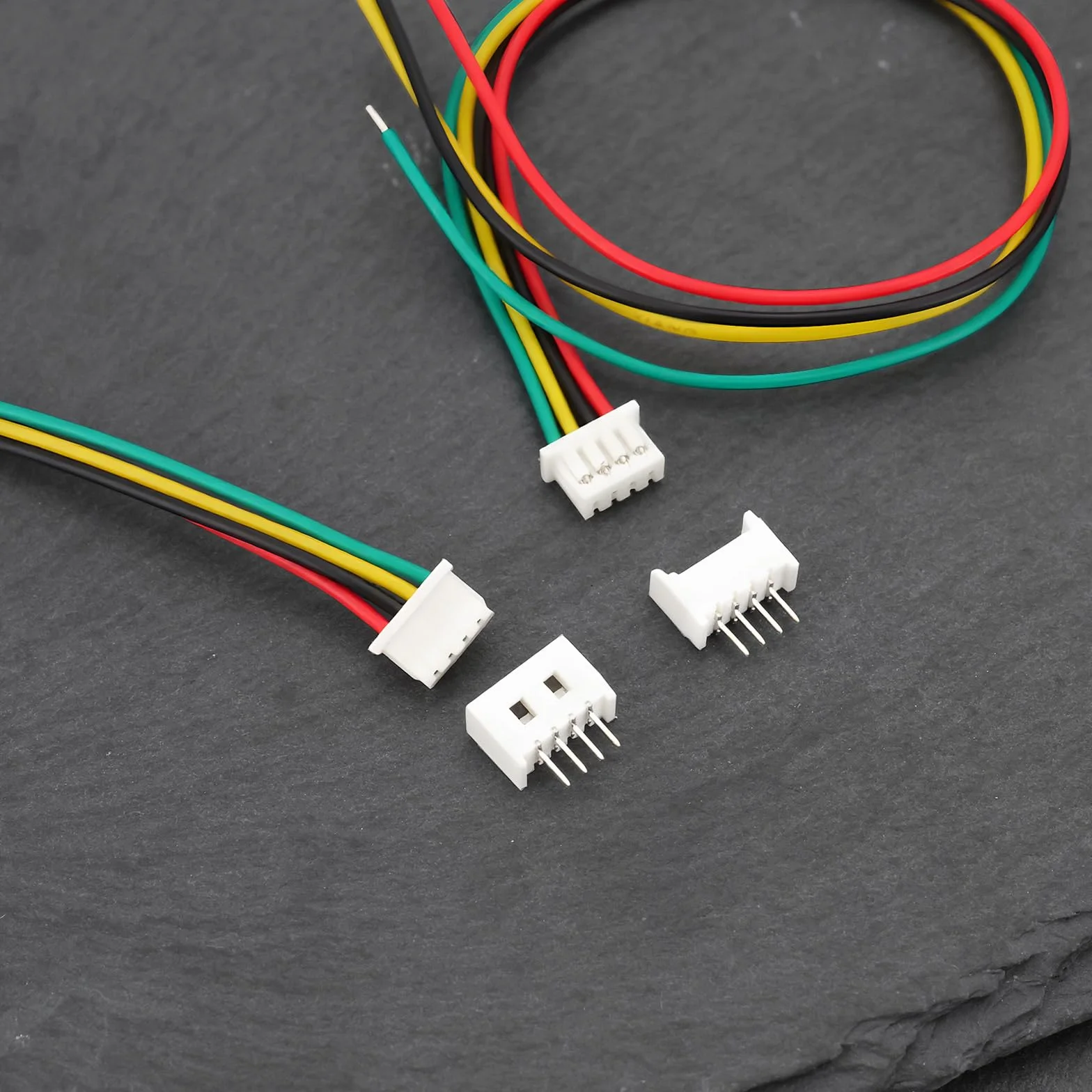 20 szt. 4-pinowego złącza Micro JST SH1,25 mm 28AWG kabel do taśm świetlnych LED, akumulatory z gniazdem