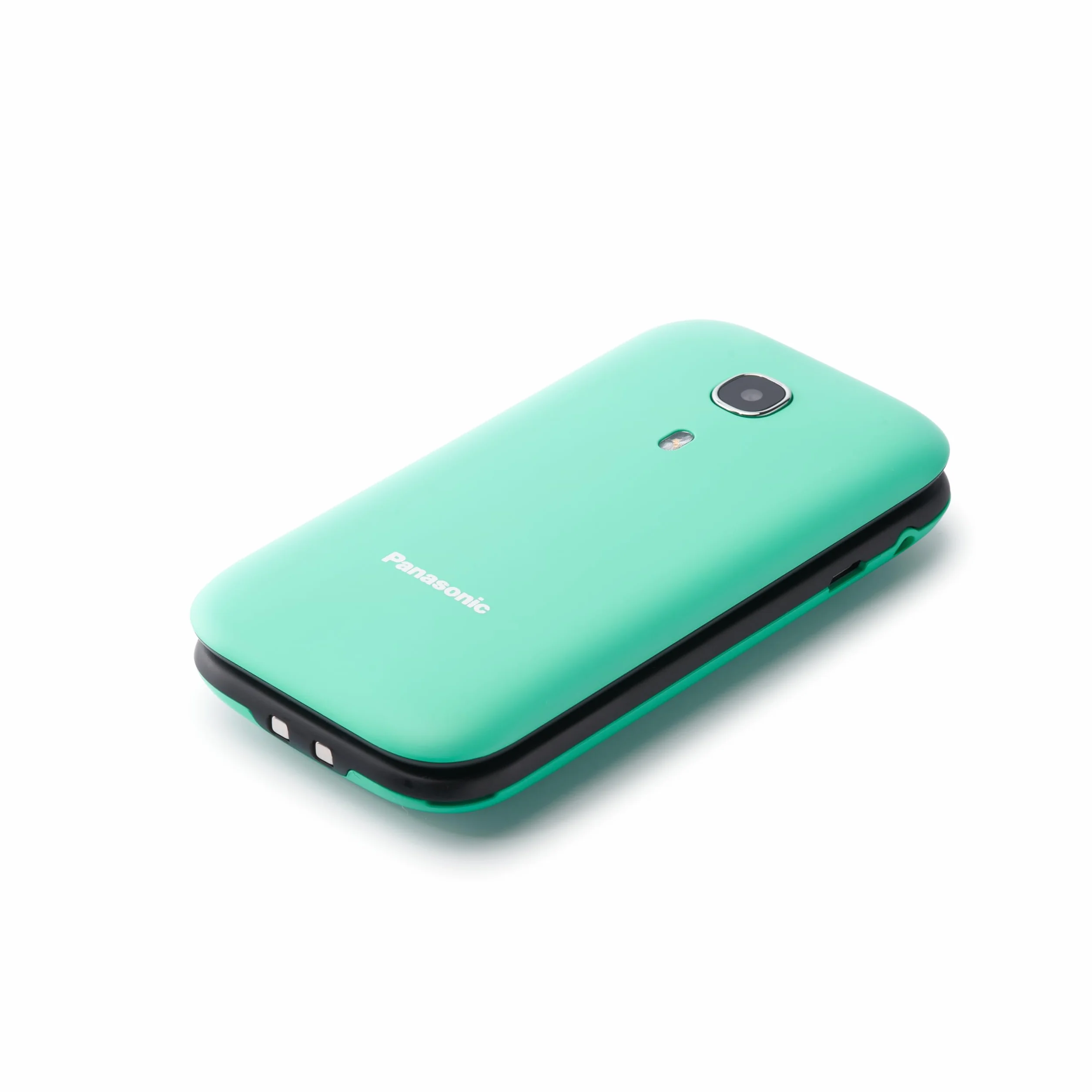 Panasonic KX-TU400 łatwy w użyciu telefon z klapką (łatwa obsługa, połączenia priorytetowe przez zestaw głośnomówiący, długi czas pracy baterii), niebieski
