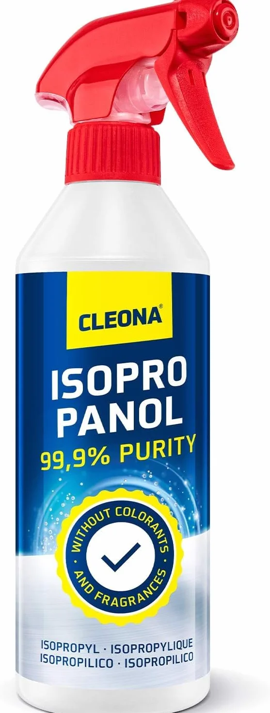 Izopropanol 99,9% Spray 500 ml – Wysoce czysty spray czyszczący z alkoholem izopropylowym do elektroniki, optyki, tworzyw sztucznych, druku 3D i powierzchni