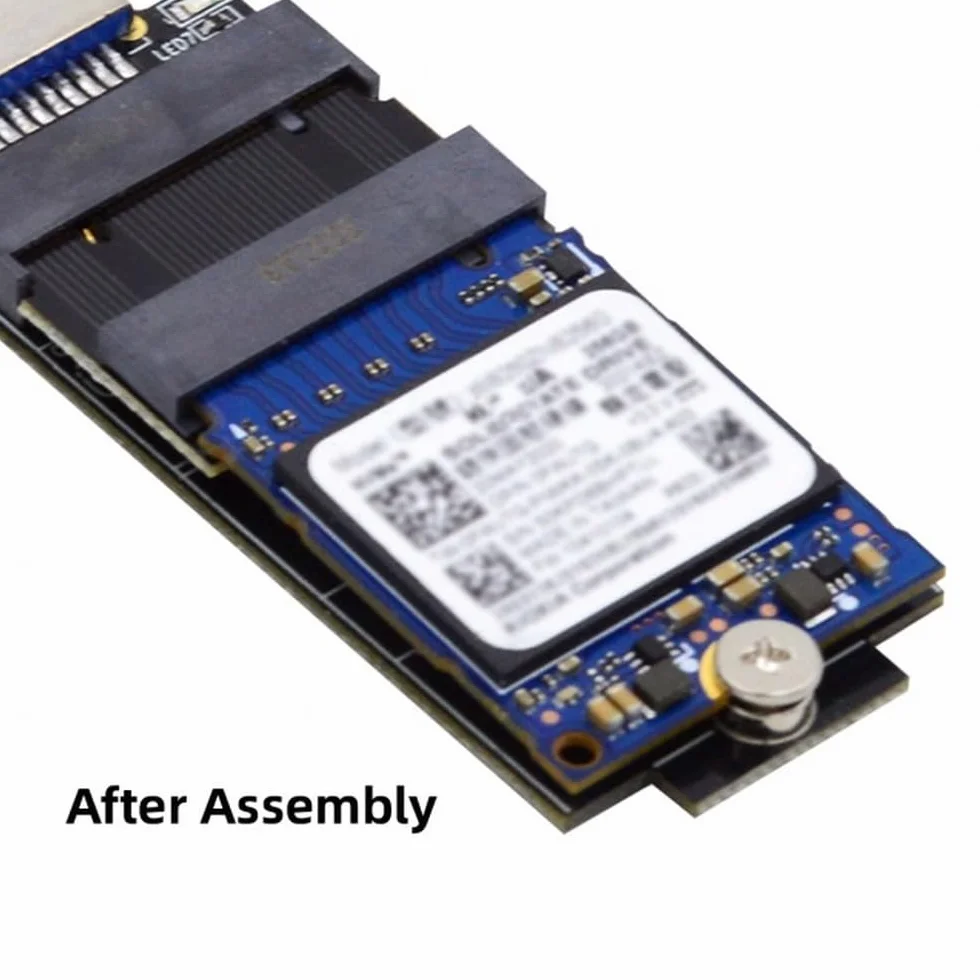 CY NGFF B+M NVME M-Key 22x30mm do 22x42mm Adapter przedłużający męsko-żeński kompatybilny z Legion Go 2230 2242 SSD