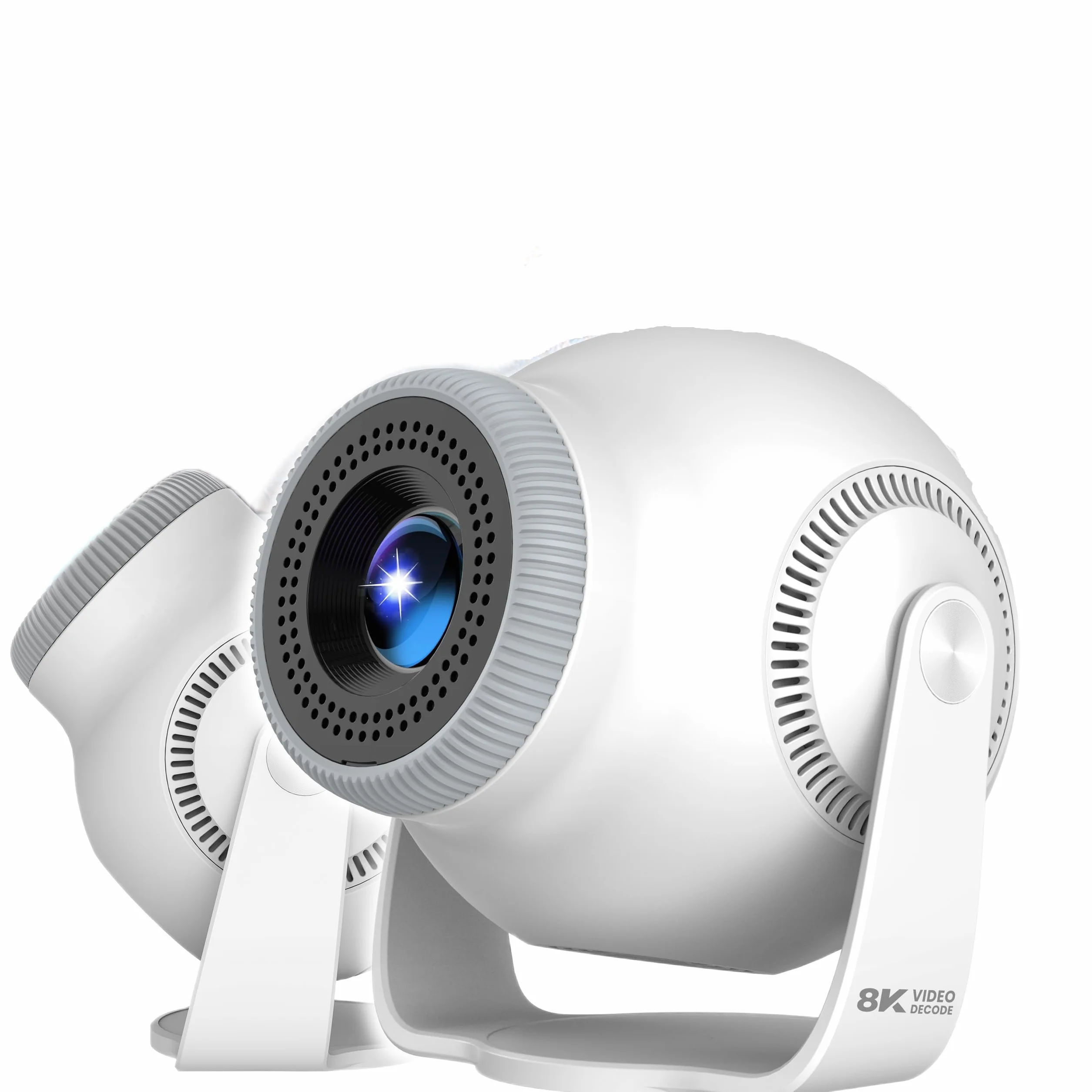 CIRON TP360 Projektor multimedialny Android 14 WiFi 6 Bluetooth 5.4 LED 200 ANSI 720P Mini Projektor Kino Domowe HDMI USB Wysoka Jakość Korekcja Obrazu Kino Domowe