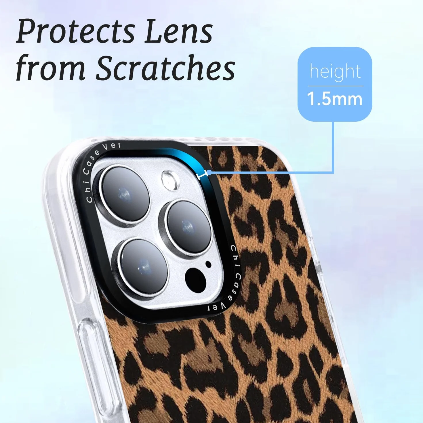 Etui na iPhone'a 17 Pro, wzór w panterkę, z białą kokardką, ochrona przed upadkiem klasy wojskowej, modne, miękkie, cienkie, z tworzywa TPU, ze sterowaniem kamerą, dla kobiet, dziewcząt, na