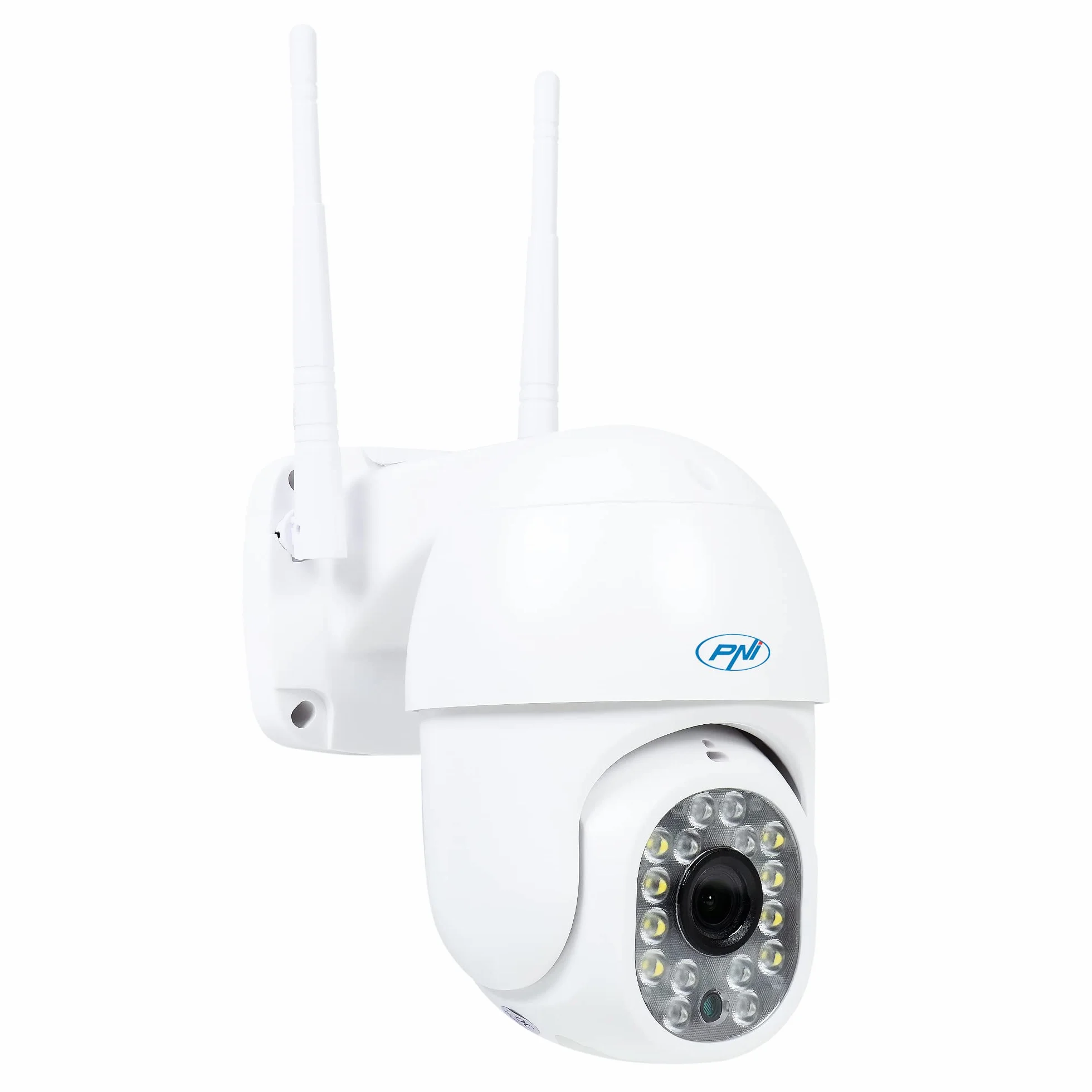 PNI 3-częściowy zestaw IP440 WiFi PTZ bezprzewodowa kamera do monitoringu wideo, 4 MP, zoom cyfrowy, gniazdo micro SD, samodzielna, alarm wykrywania ruchu, śledzenie ruchu
