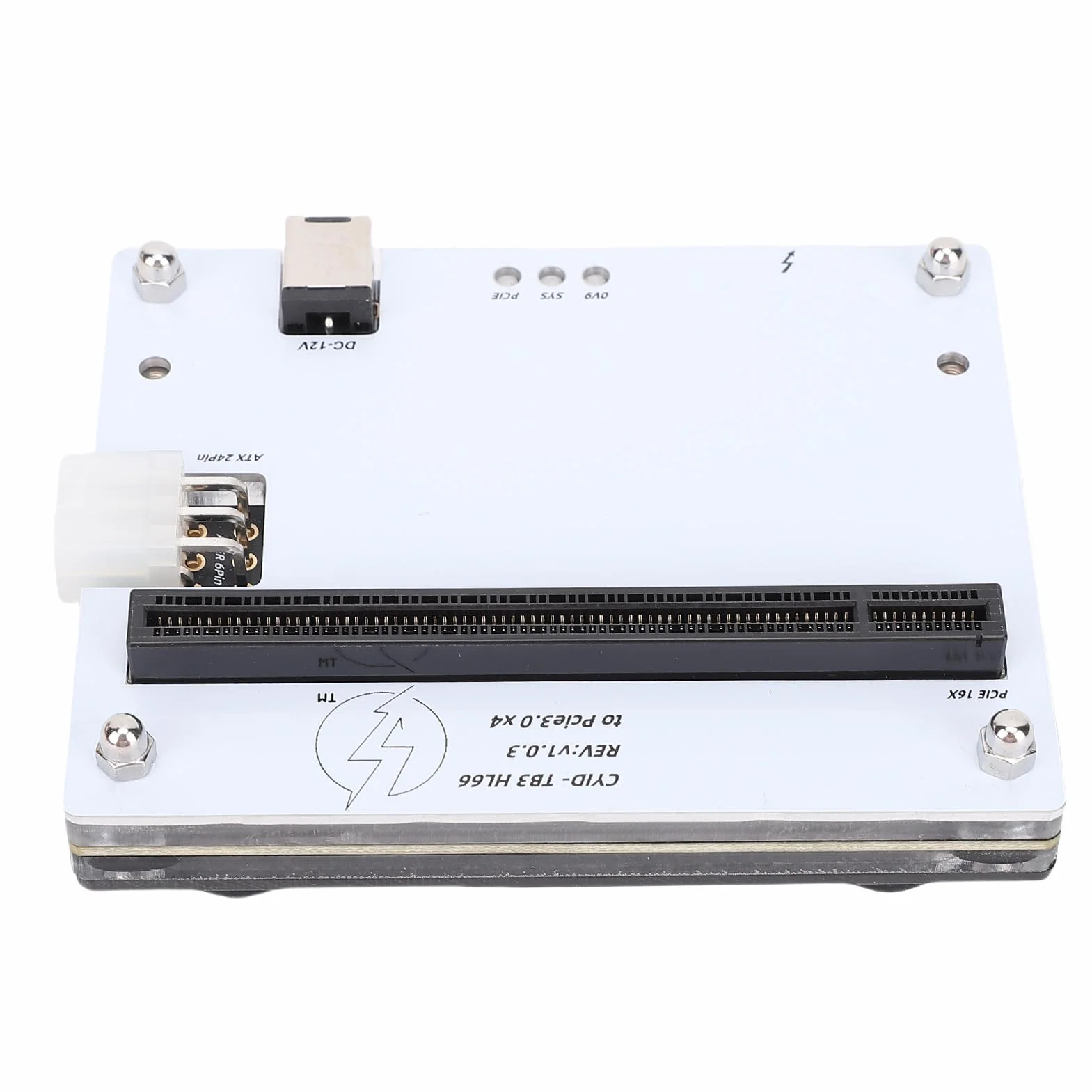 Greensen Zewnętrzna Stacja Dokująca do Kart Graficznych, Stacja Dokująca do Kart Graficznych USB 4.0 z płytką drukowaną i Kontrolerem JHL7440, Gniazdo PCIe 16X z możliwością Wymiany Podczas Pracy o