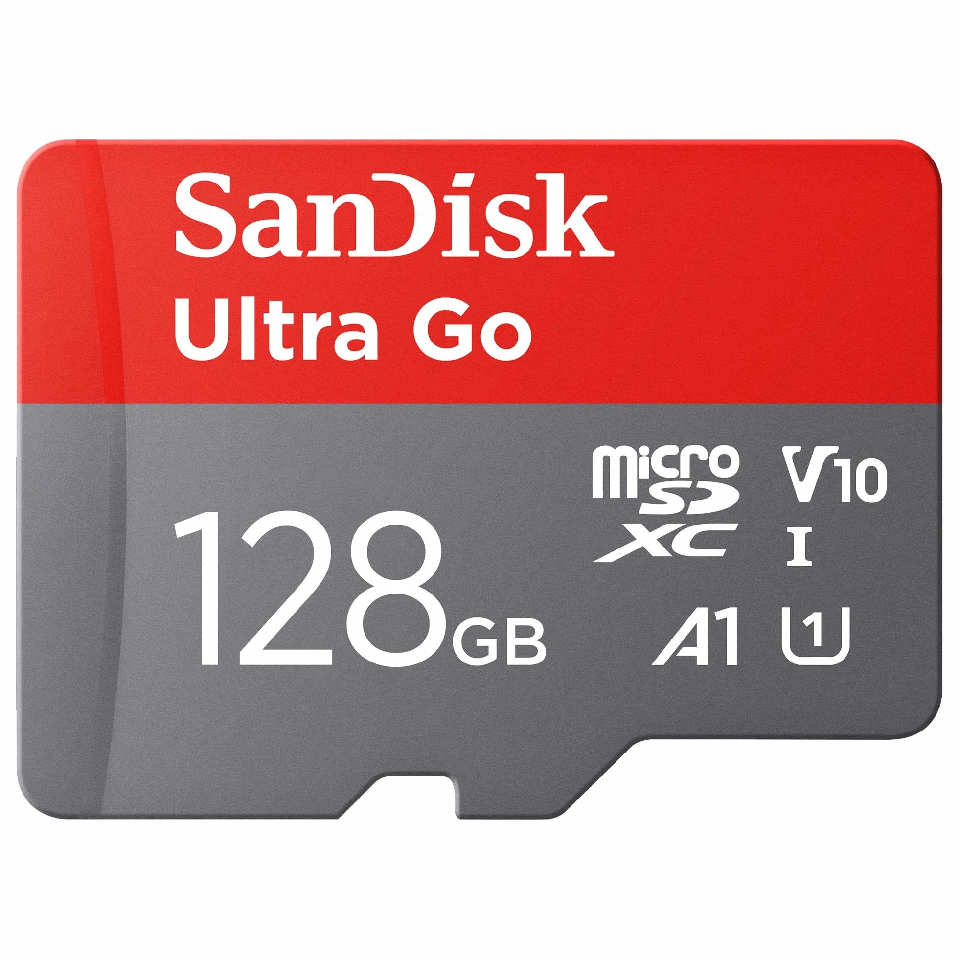 SanDisk Ultra Go Micro SDXC UHS-I karta 128 GB + adapter SD (do smartfonów i tabletów z systemem Android, do 140 MB/s, prędkość odczytu) A1, wideo Full HD, klasa 10, U1, dla Amazon