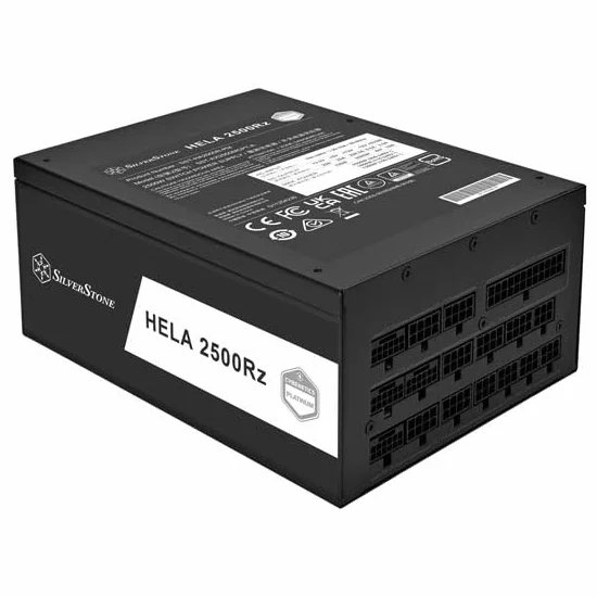 Silverstone HELA 2500Rz, Cybenetics Platinum całkowicie modułowy zasilacz ATX, 2500 W, ATX 3.1 i PCIe 5, SST-HA2500R-PM