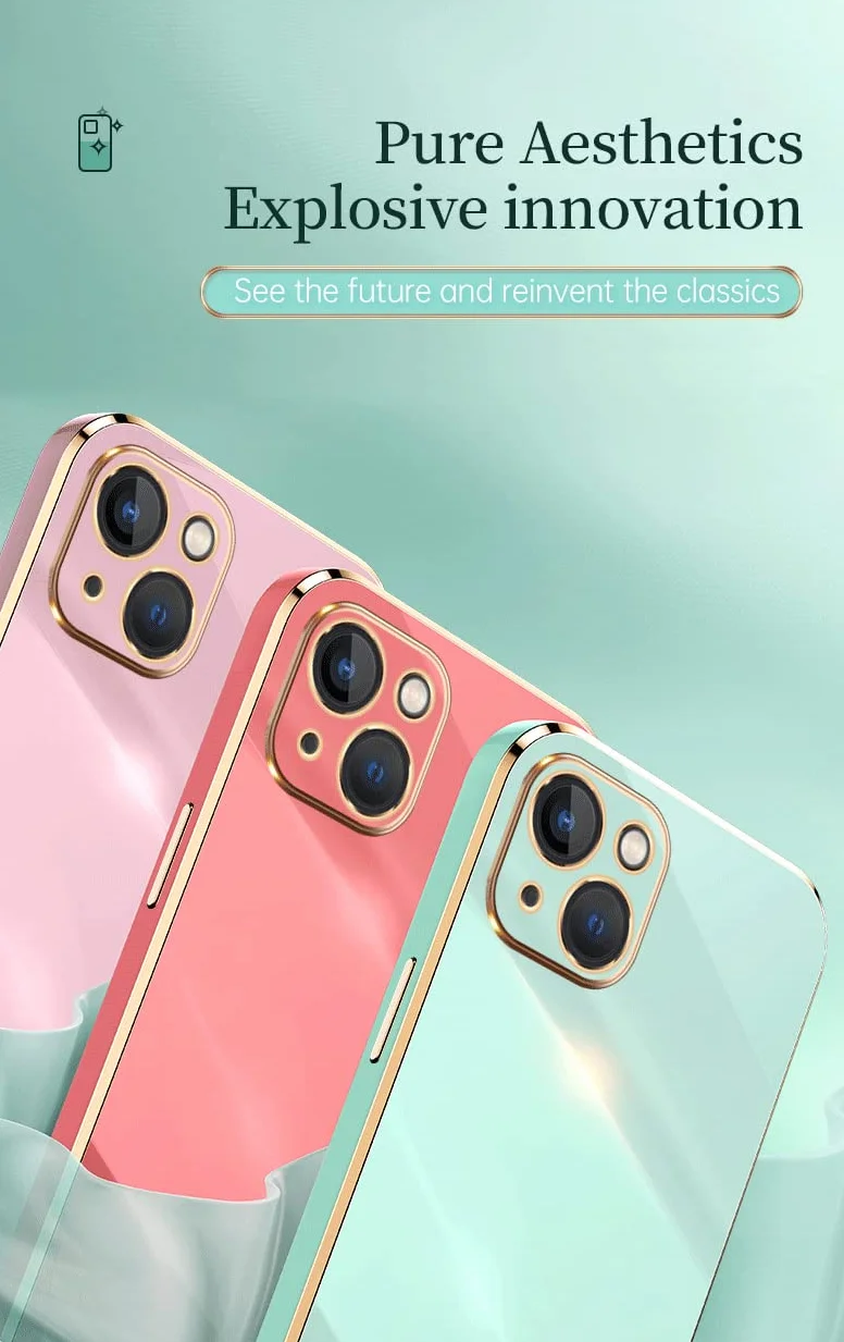 RankOne Etui na telefon jest odpowiednie dla HONOR Magic6 Pro 5G (6,8 cala), etui na telefon komórkowy z silikonową ramą galwaniczną - białe
