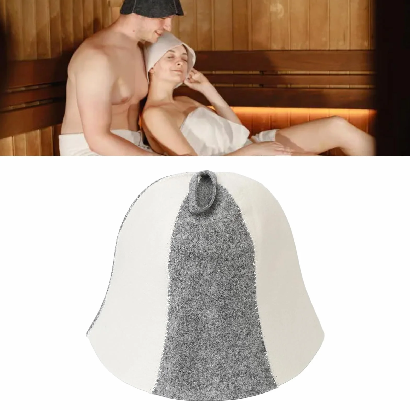 Finel Sauna Hat Absorpcja Wody Oddychająca Ochrona Głowy