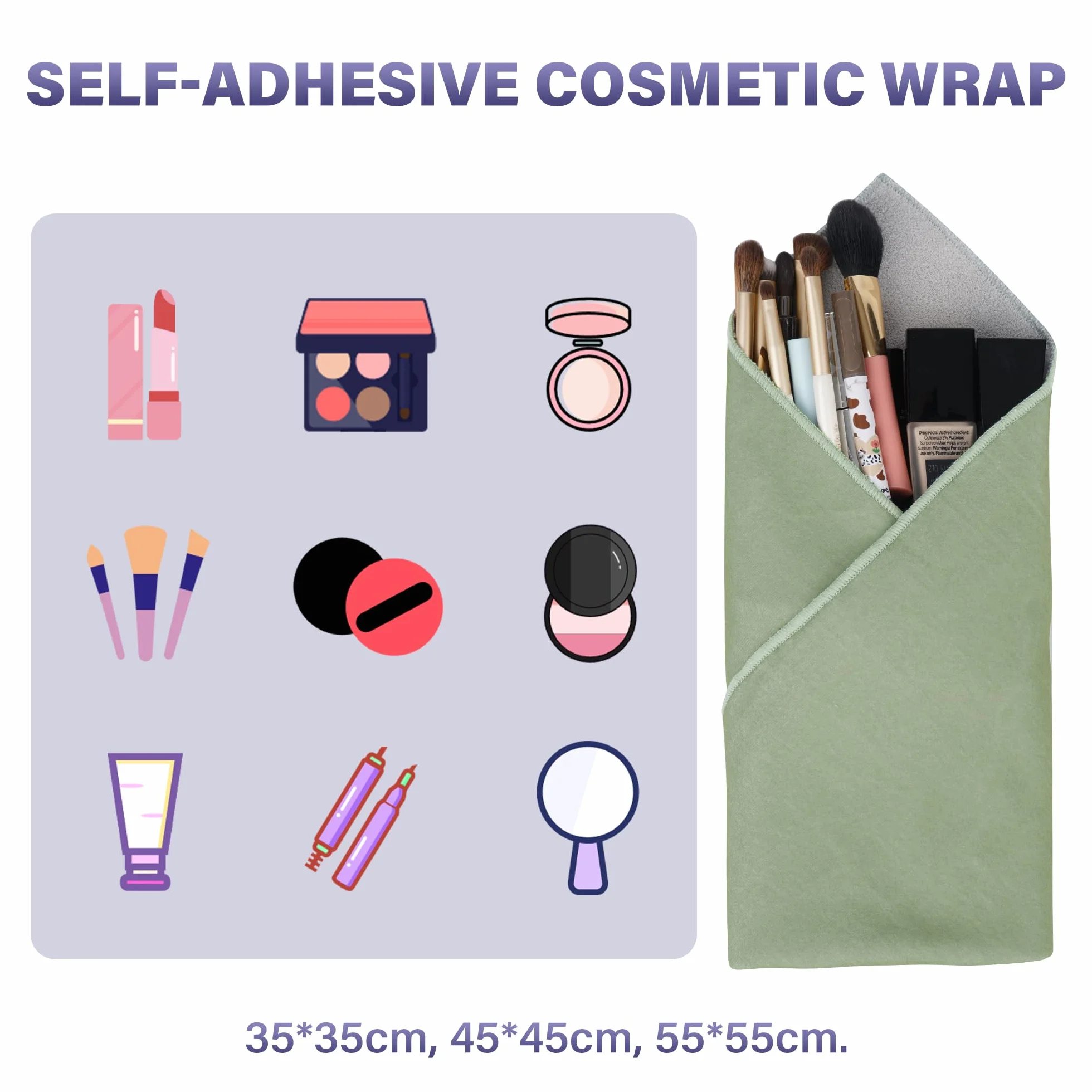 Walking Way Magic Protective Wrap zestaw samoprzylepnych etui, odporny na zarysowania, pyłoszczelny, nadający się do prania, ściereczka do obiektywów aparatów, produktów elektronicznych i