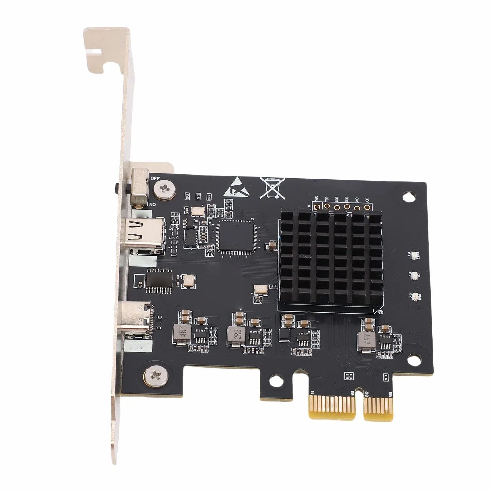 Fabater Karta USB C DMA do Gier i Rozwoju AI o Niskim Opóźnieniu, z 8 GB Pamięci DDR4 i 4 Portami USB, Kompletny Zestaw